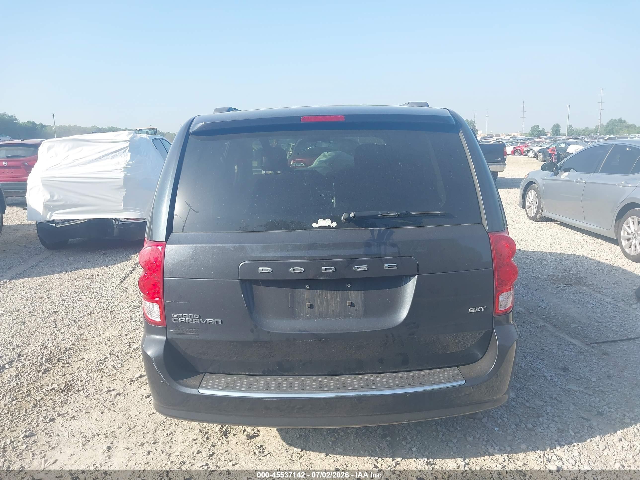 2014 Dodge Grand Caravan Sxt Black vin: 2C4RDGCG3ER258250