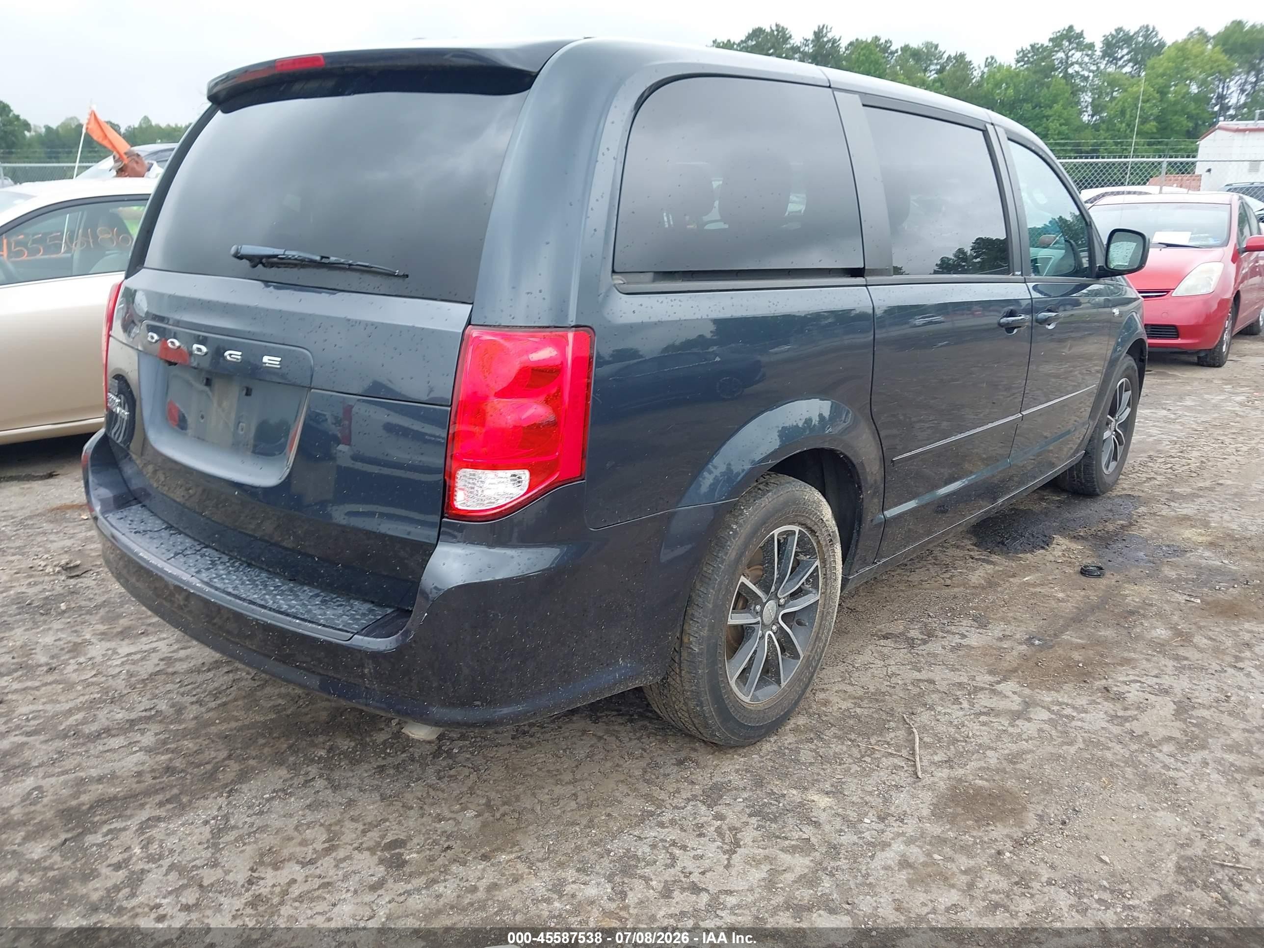 2014 Dodge Grand Caravan Sxt 30th Anniversary Black vin: 2C4RDGCG3ER298764