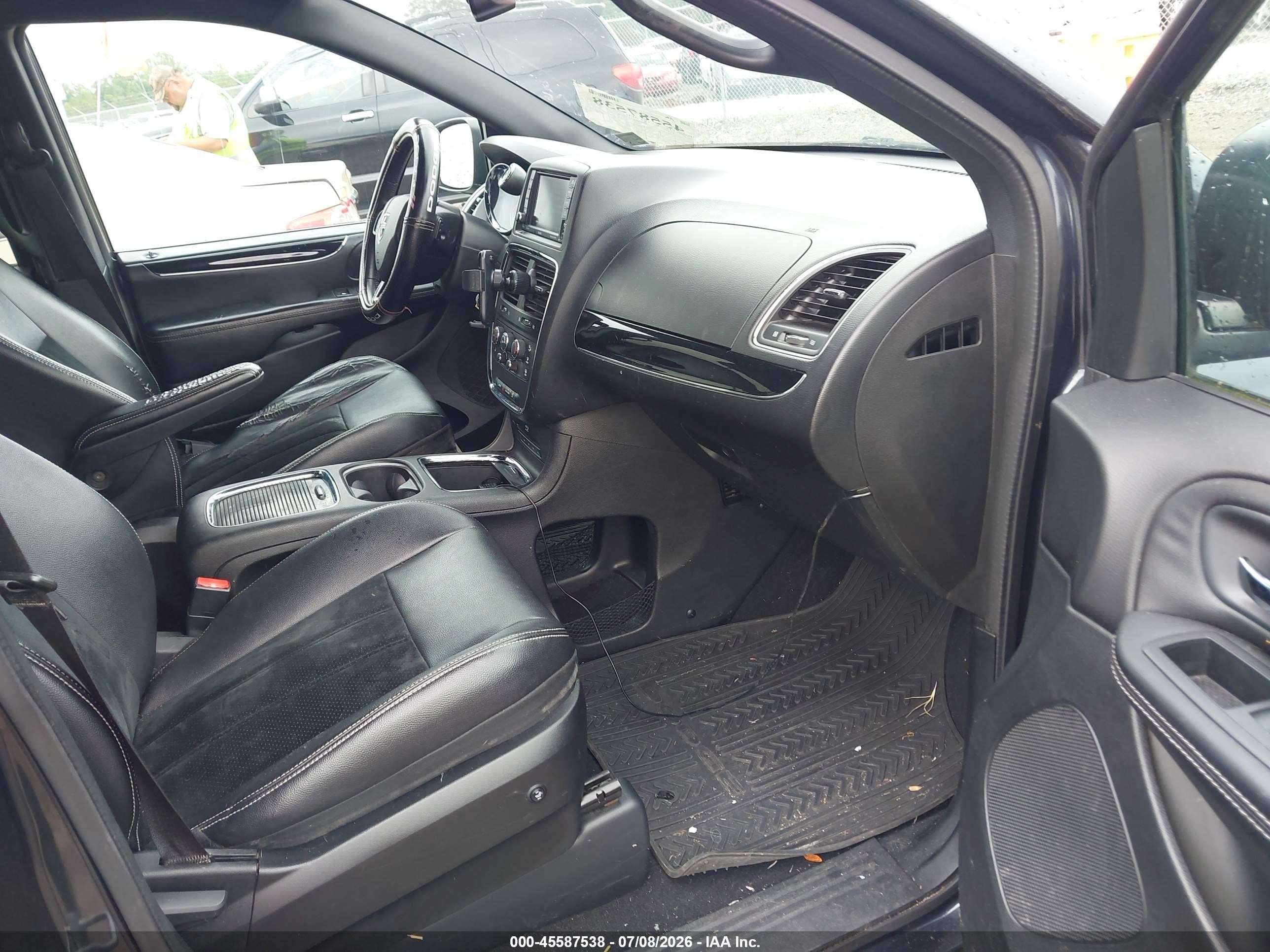 2014 Dodge Grand Caravan Sxt 30th Anniversary Black vin: 2C4RDGCG3ER298764