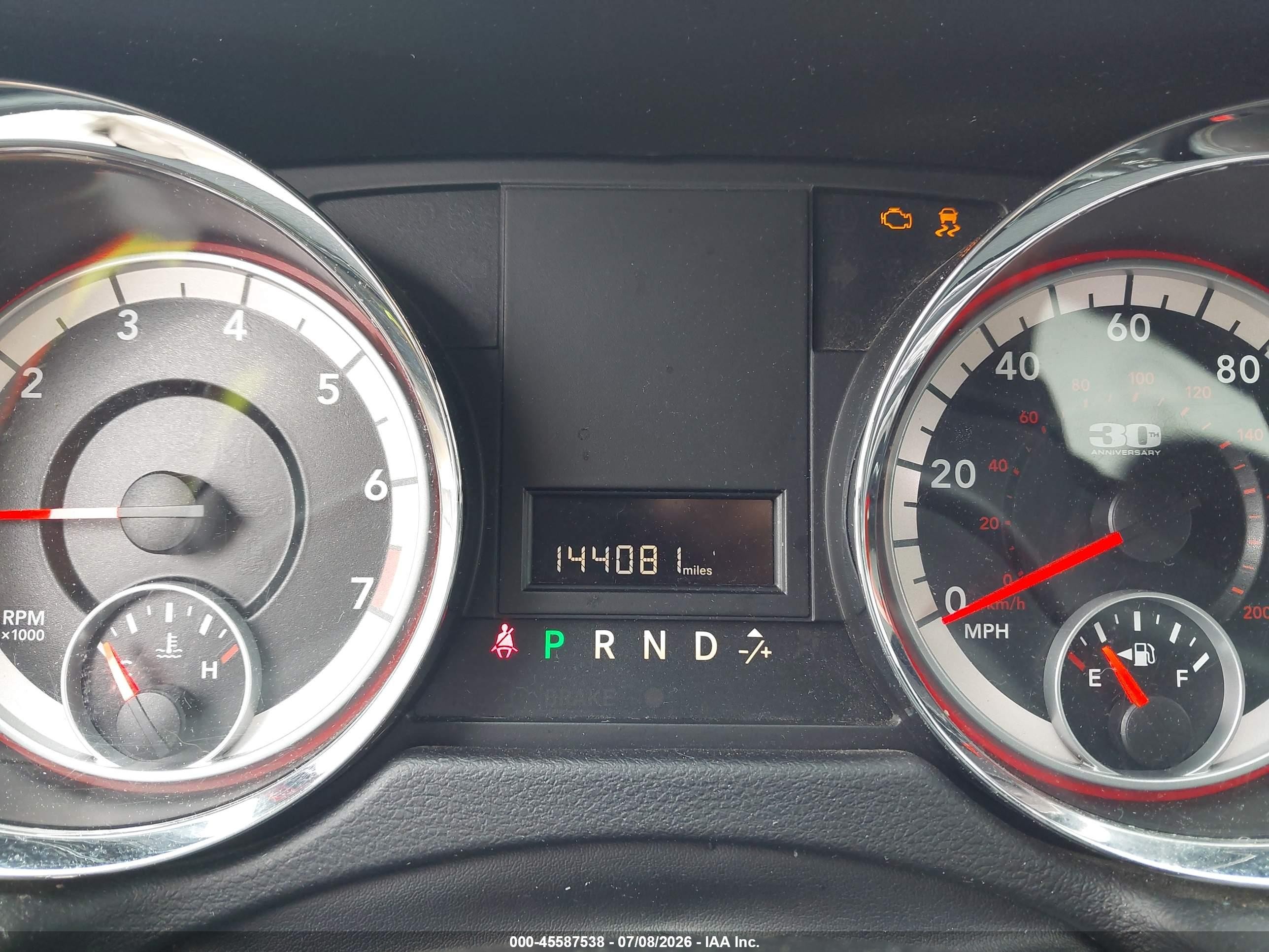 2014 Dodge Grand Caravan Sxt 30th Anniversary Black vin: 2C4RDGCG3ER298764