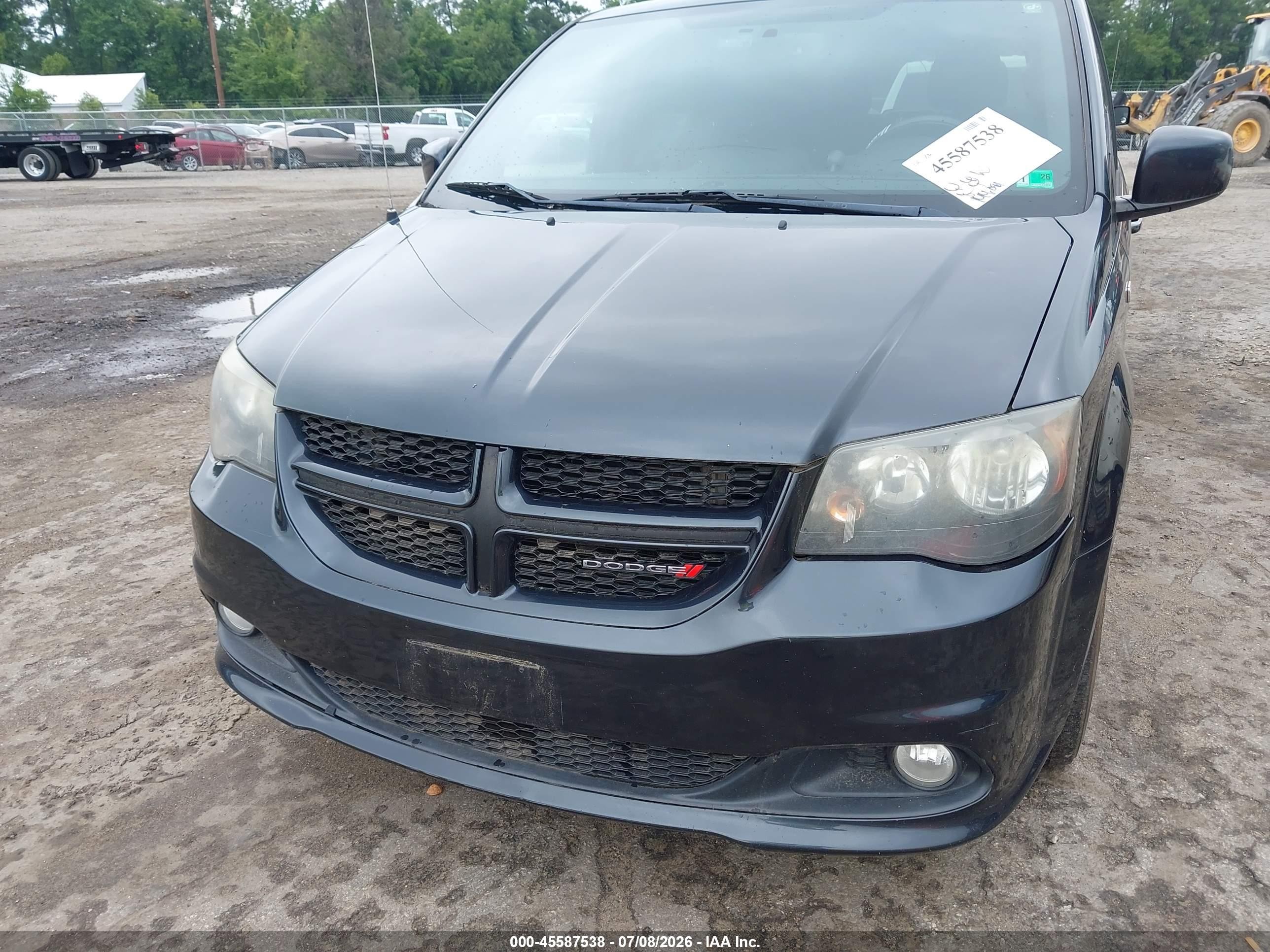 2014 Dodge Grand Caravan Sxt 30th Anniversary Black vin: 2C4RDGCG3ER298764