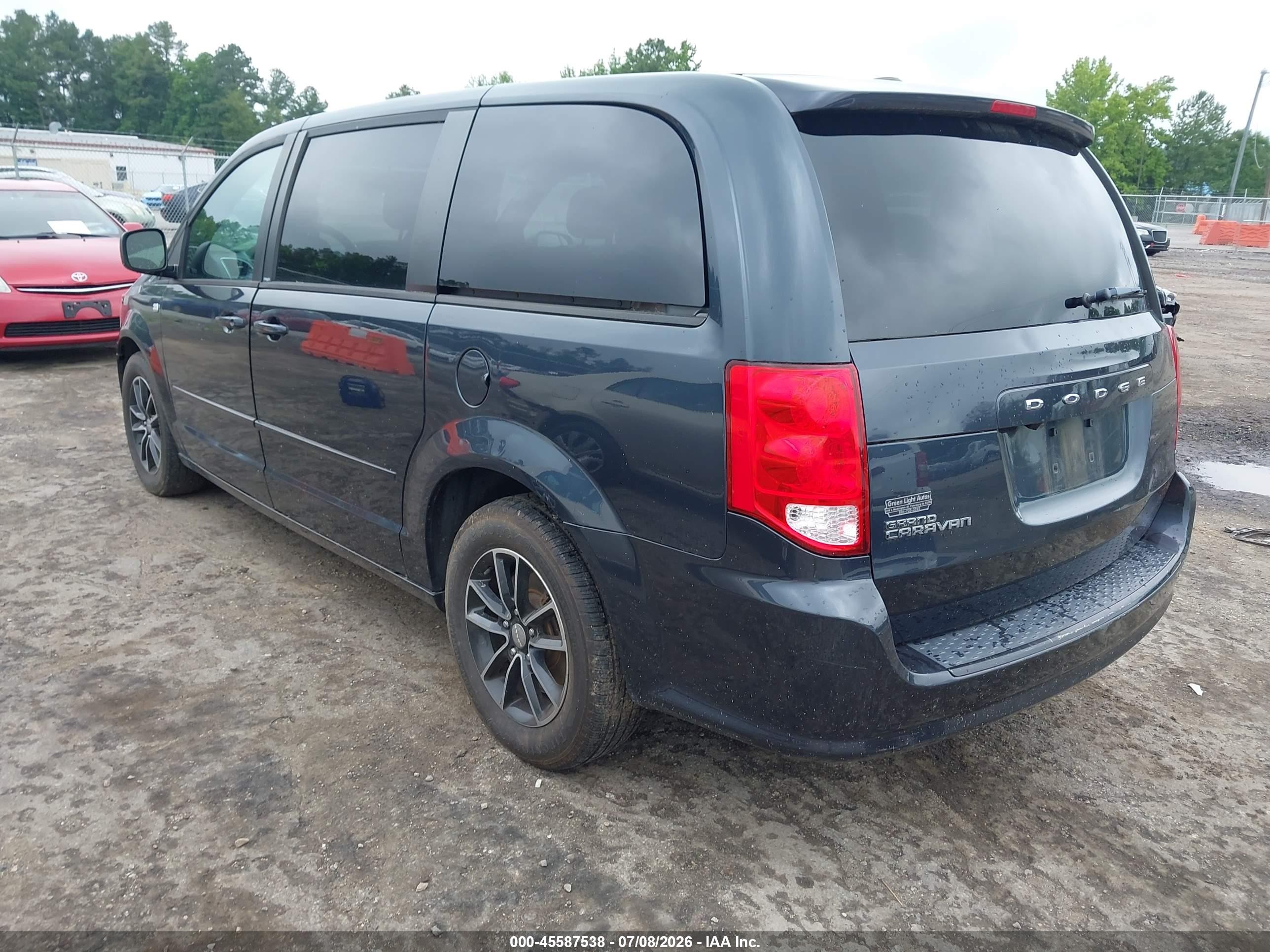 2014 Dodge Grand Caravan Sxt 30th Anniversary Black vin: 2C4RDGCG3ER298764