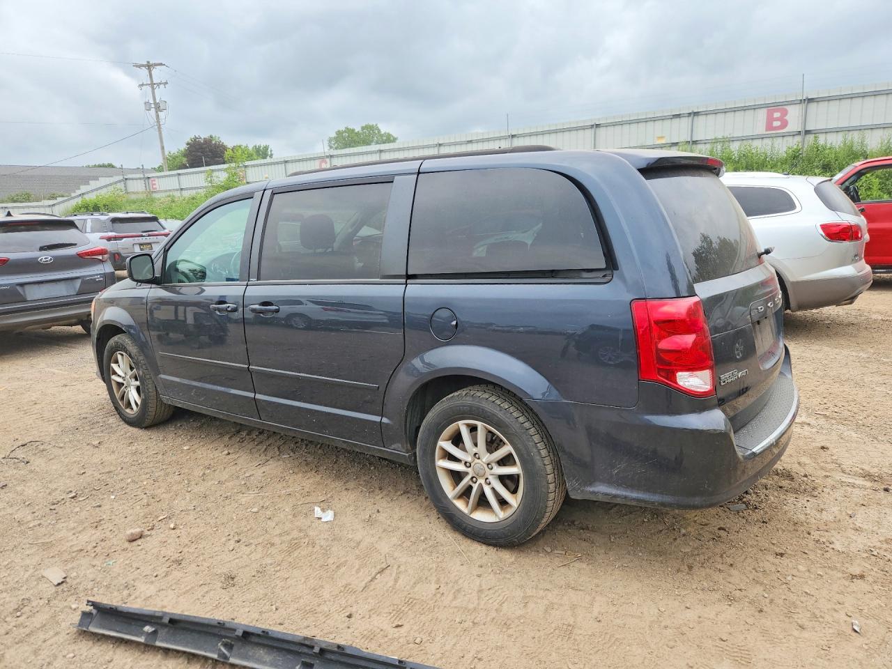 2014 Dodge Grand Caravan Sxt Blue vin: 2C4RDGCG3ER321623