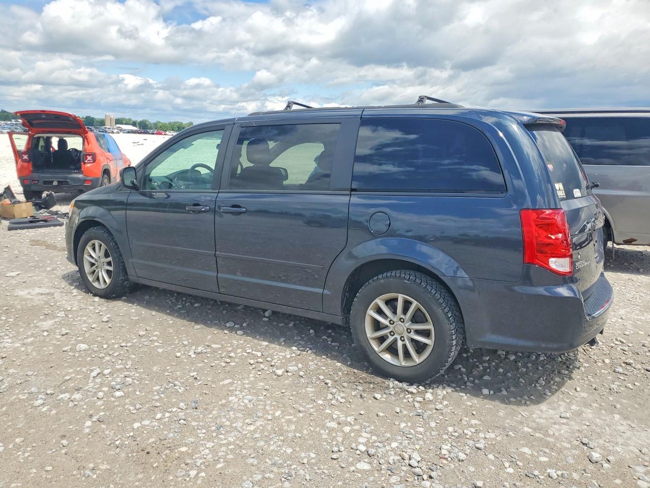 2014 Dodge Grand Caravan Sxt Blue vin: 2C4RDGCG3ER356369