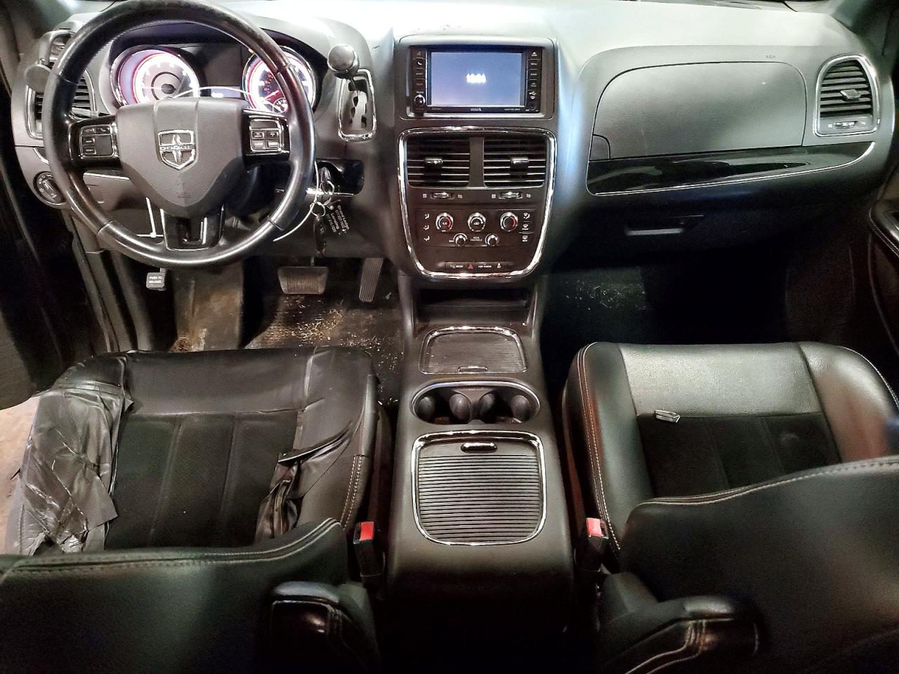 2014 Dodge Grand Caravan Sxt Black vin: 2C4RDGCG3ER384401