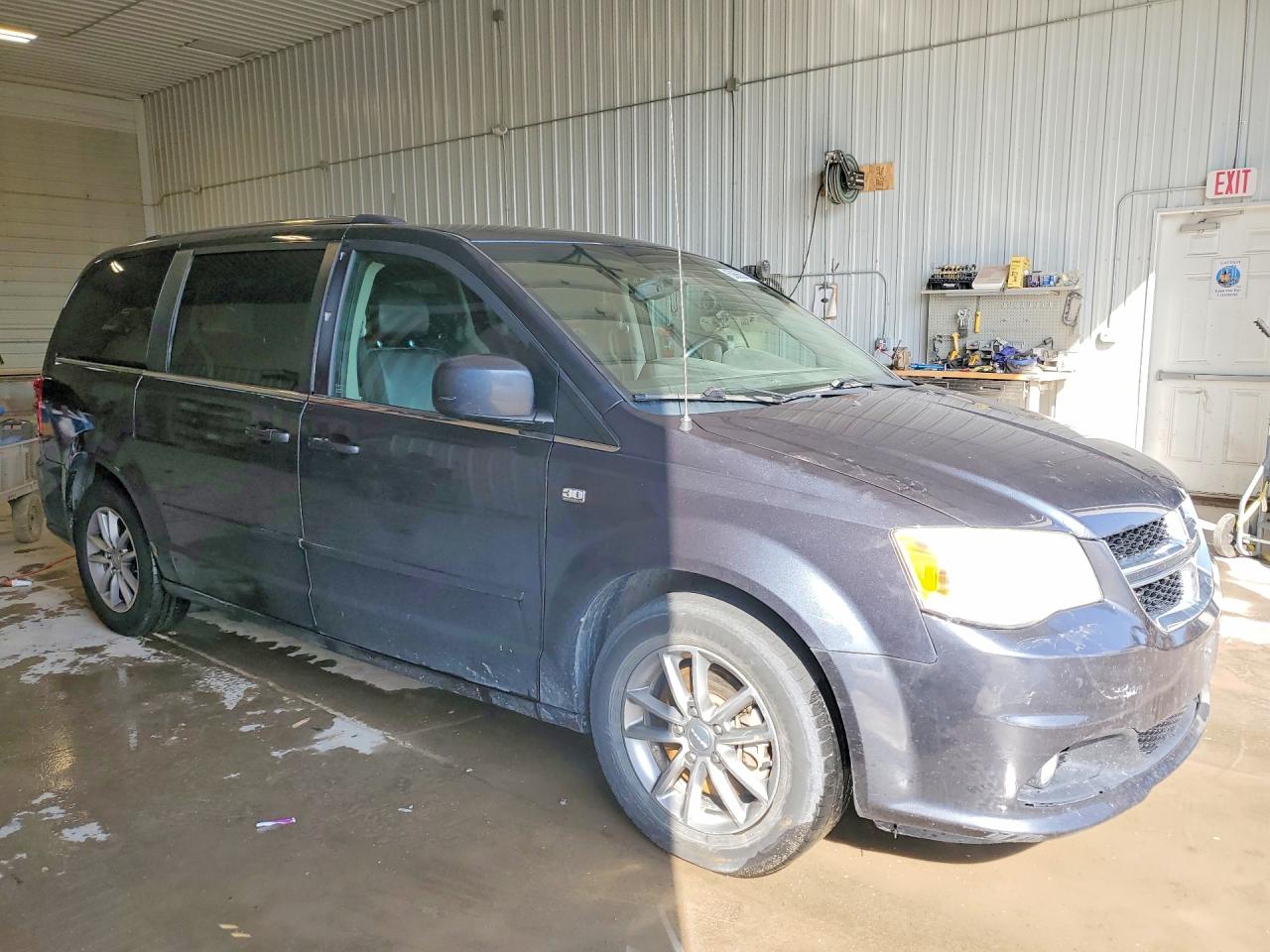 2014 Dodge Grand Caravan Sxt Blue vin: 2C4RDGCG3ER406591