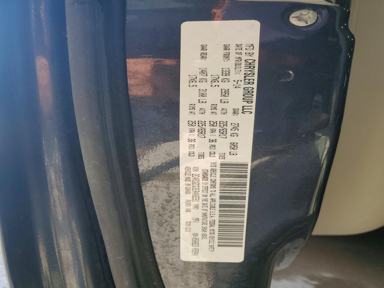 2014 Dodge Grand Caravan Sxt Blue vin: 2C4RDGCG3ER406591