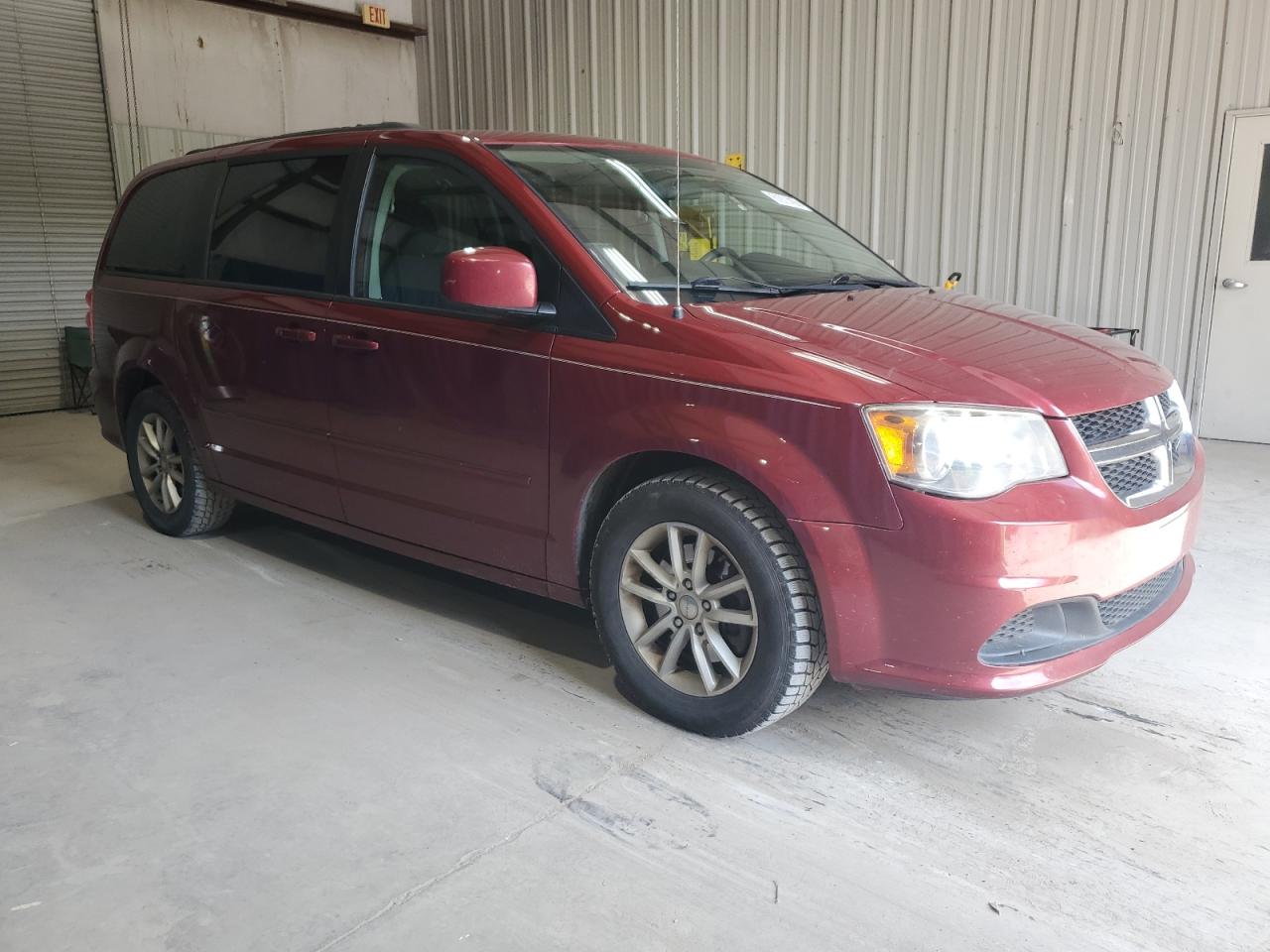 2014 Dodge Grand Caravan Sxt Red vin: 2C4RDGCG3ER422337