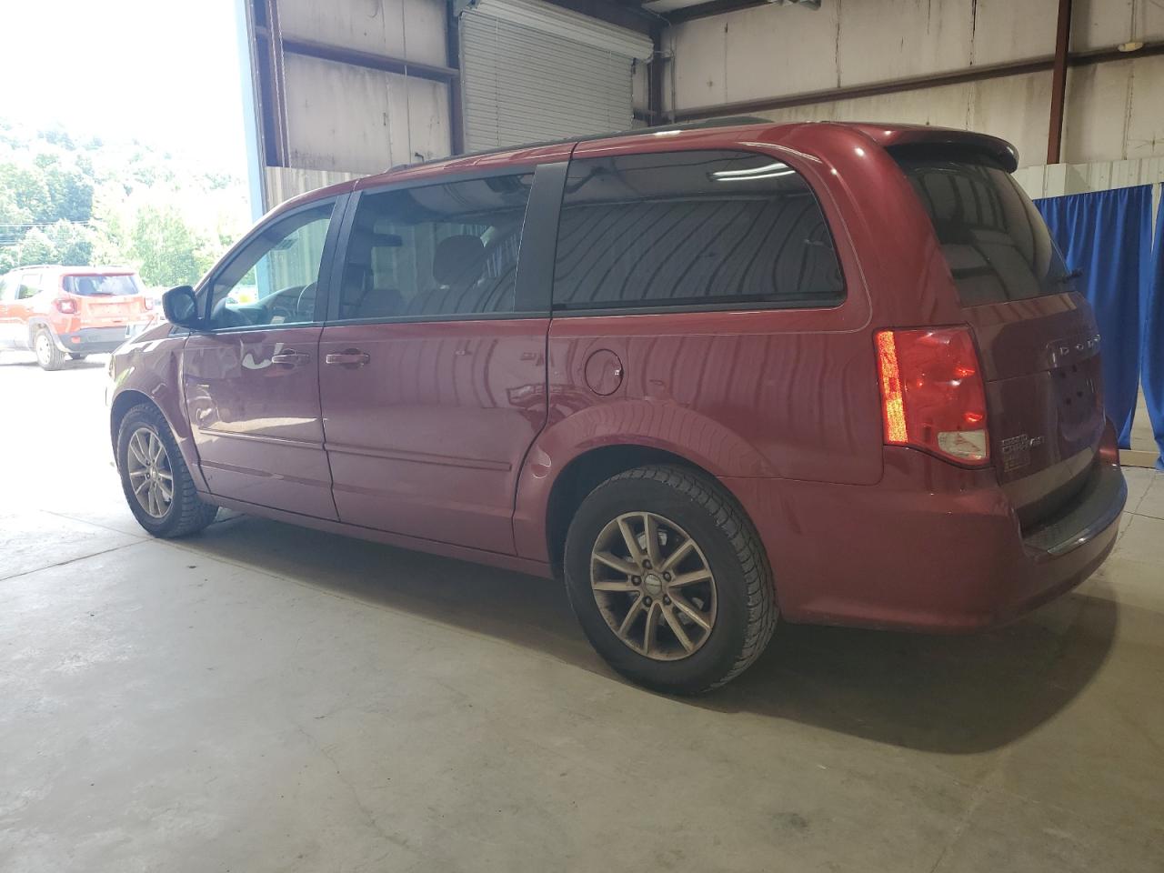 2014 Dodge Grand Caravan Sxt Red vin: 2C4RDGCG3ER422337