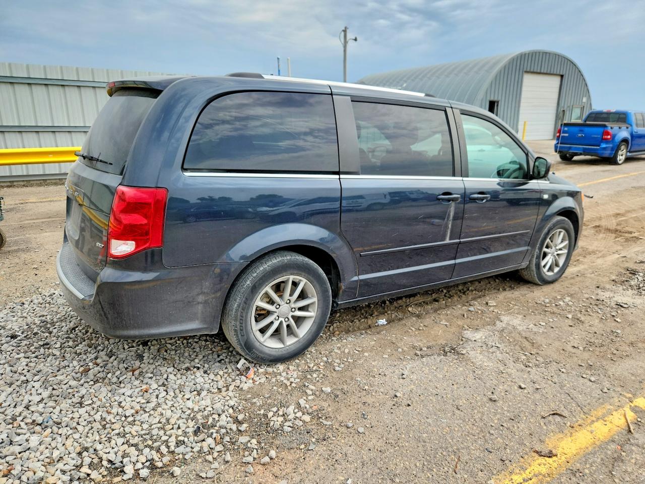 2014 Dodge Grand Caravan Sxt Blue vin: 2C4RDGCG3ER452079
