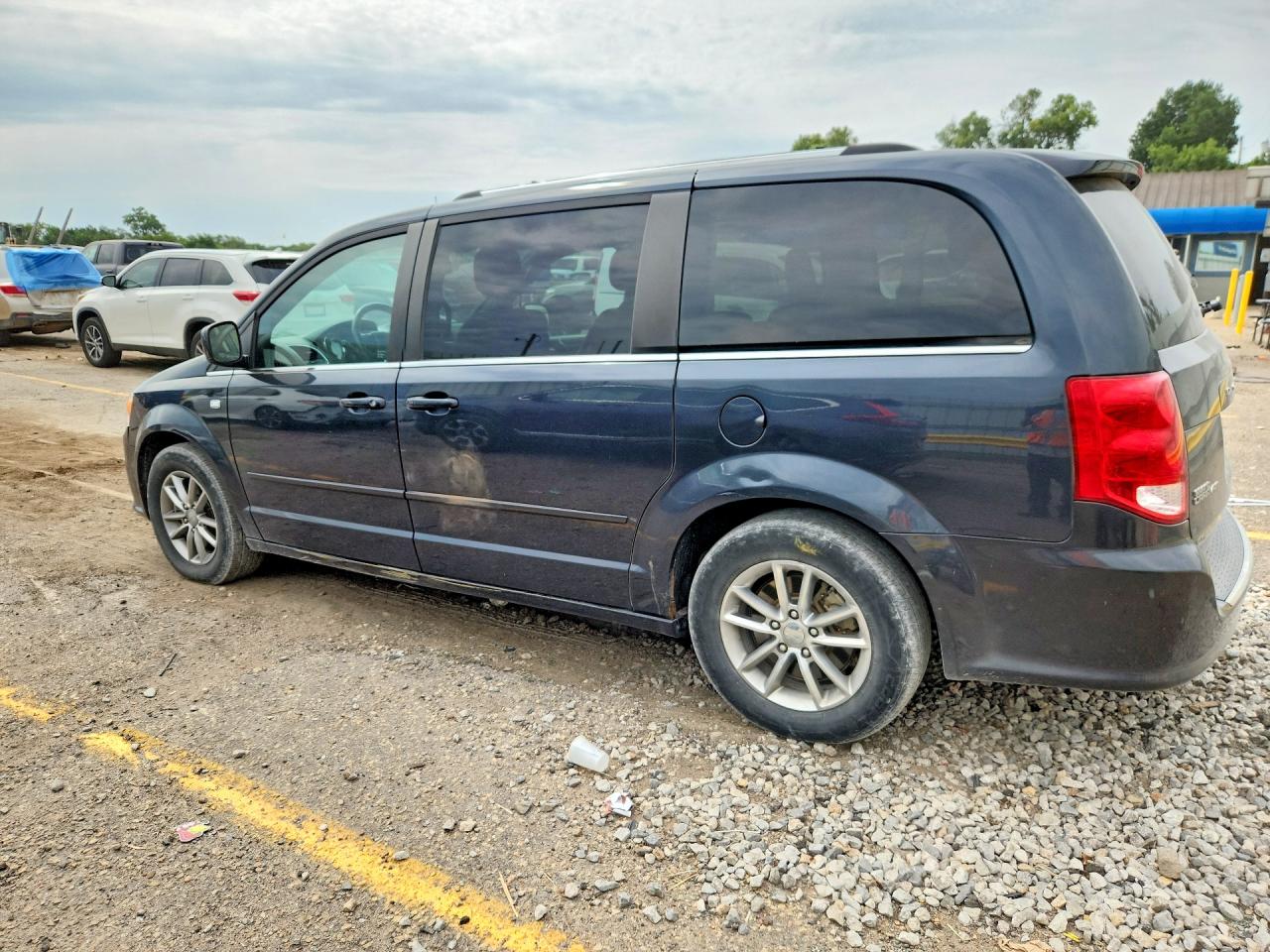 2014 Dodge Grand Caravan Sxt Blue vin: 2C4RDGCG3ER452079