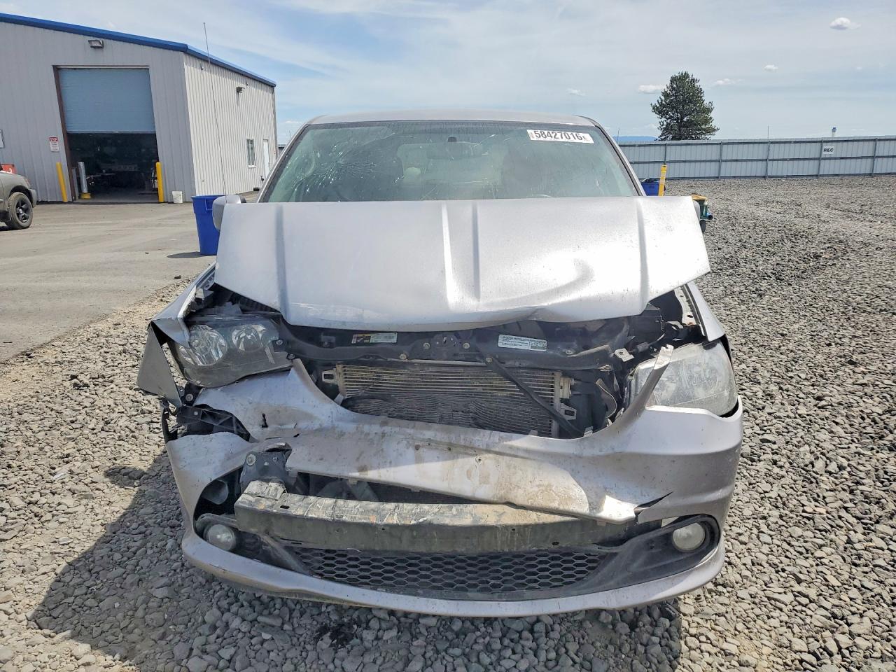 2015 Dodge Grand Caravan Sxt Silver vin: 2C4RDGCG3FR523931
