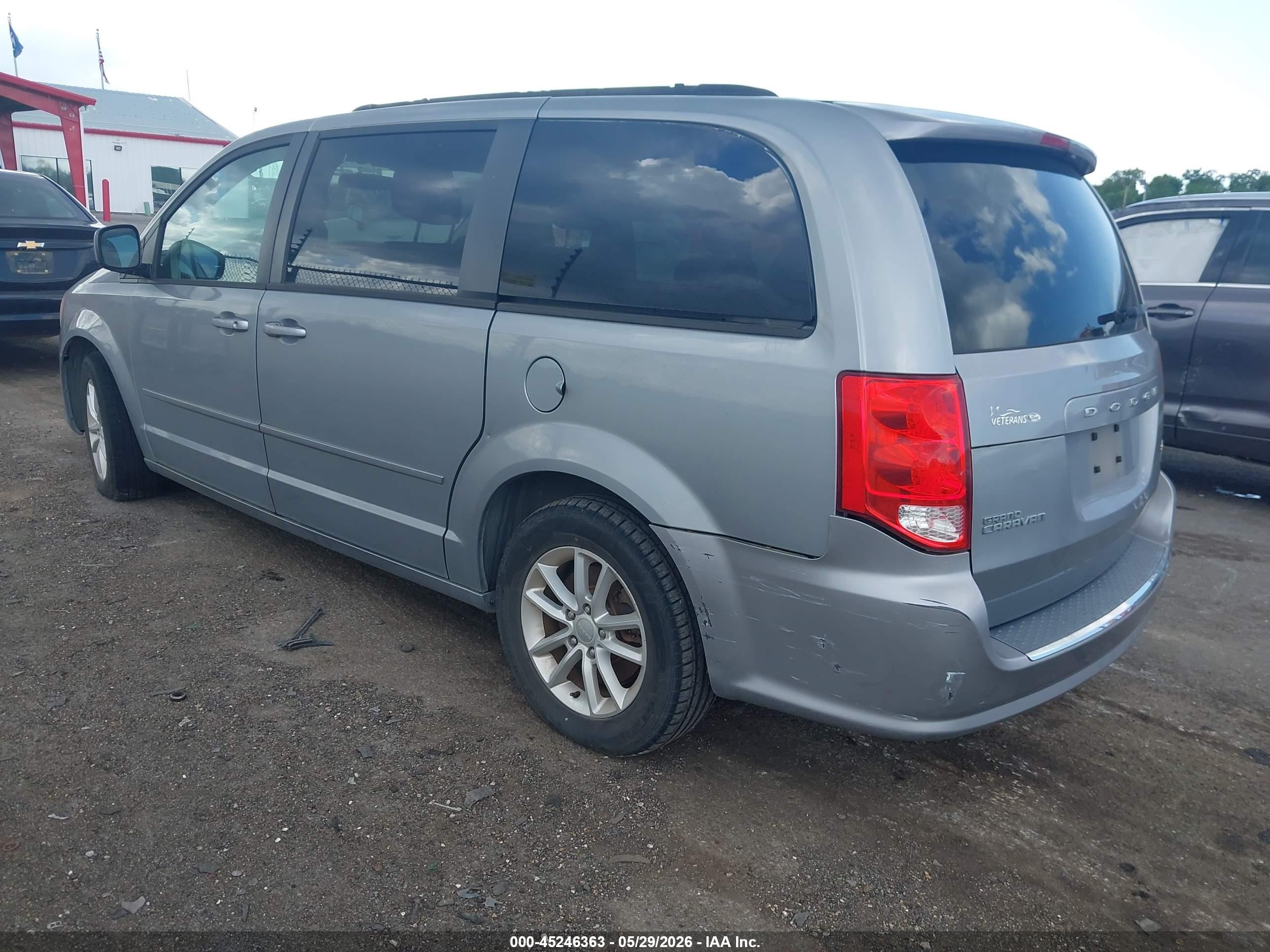 2015 Dodge Grand Caravan Sxt Silver vin: 2C4RDGCG3FR535772