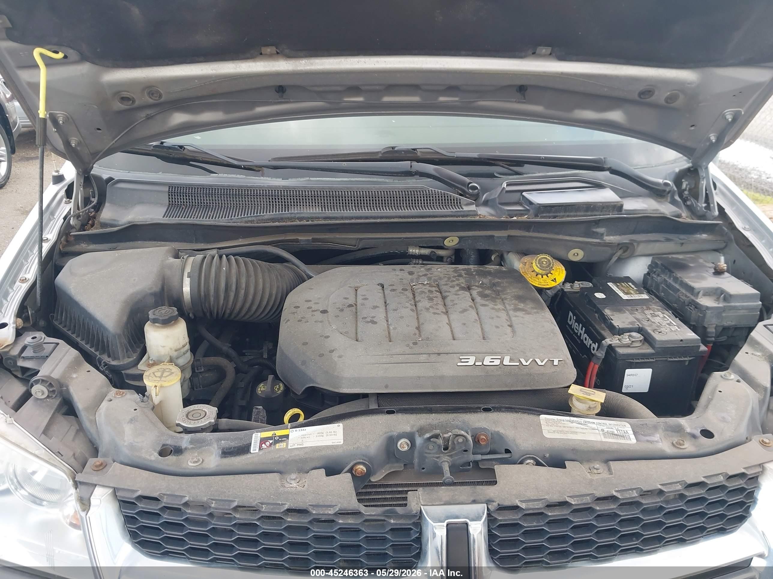 2015 Dodge Grand Caravan Sxt Silver vin: 2C4RDGCG3FR535772