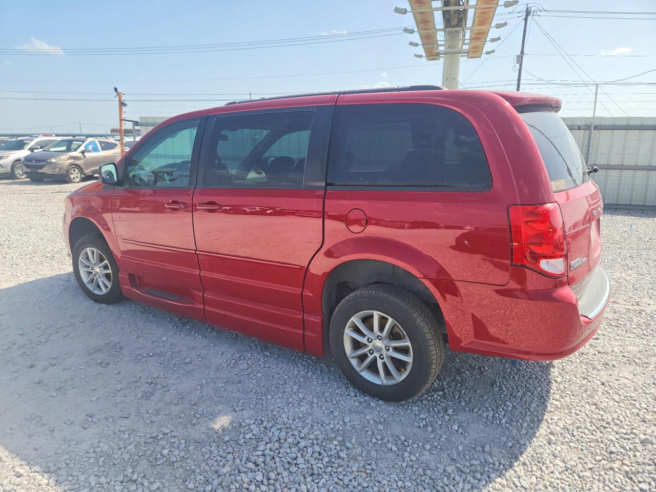 2015 Dodge Grand Caravan Sxt Red vin: 2C4RDGCG3FR540728