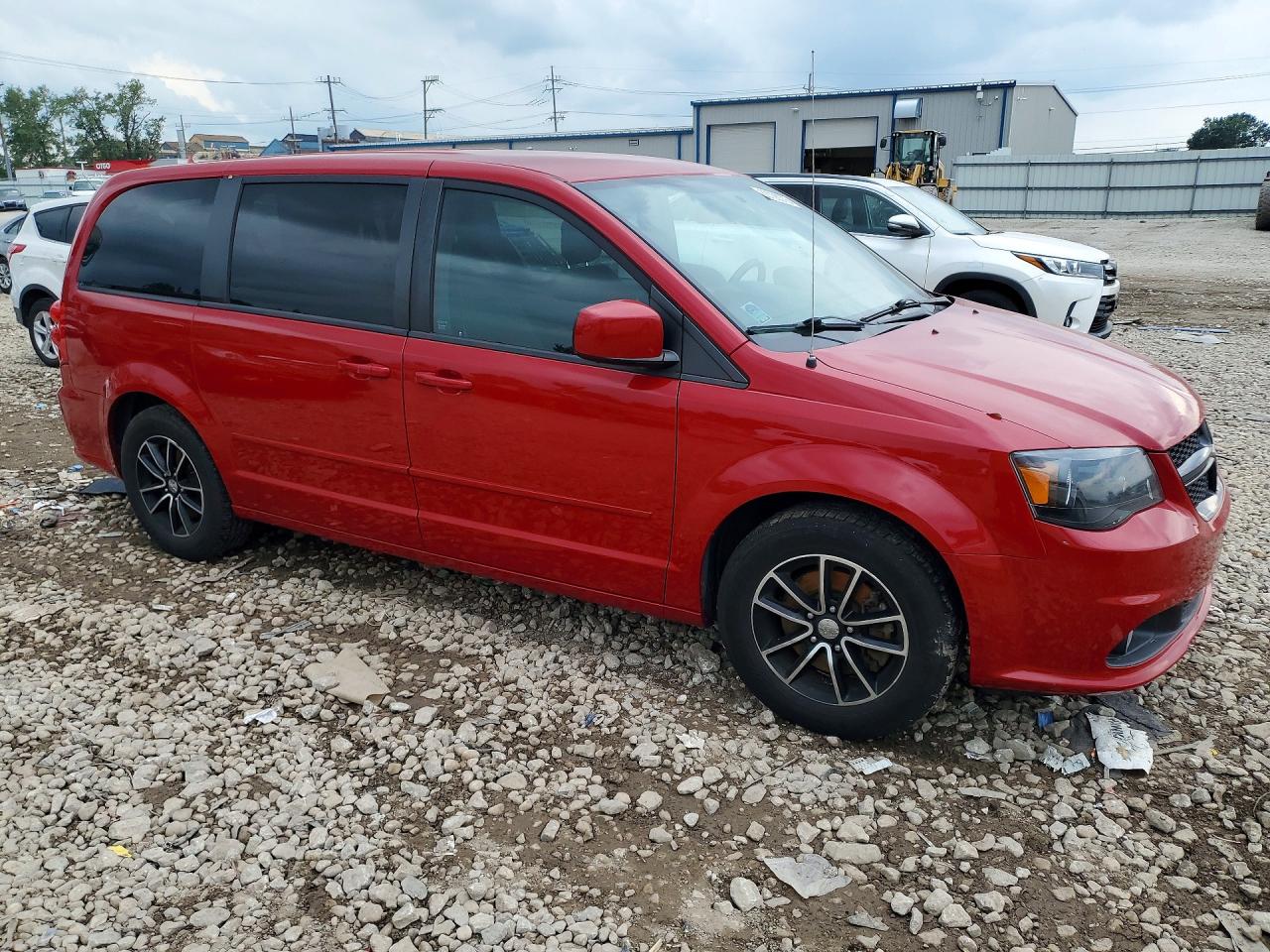 2015 Dodge Grand Caravan Sxt Красный vin: 2C4RDGCG3FR599133