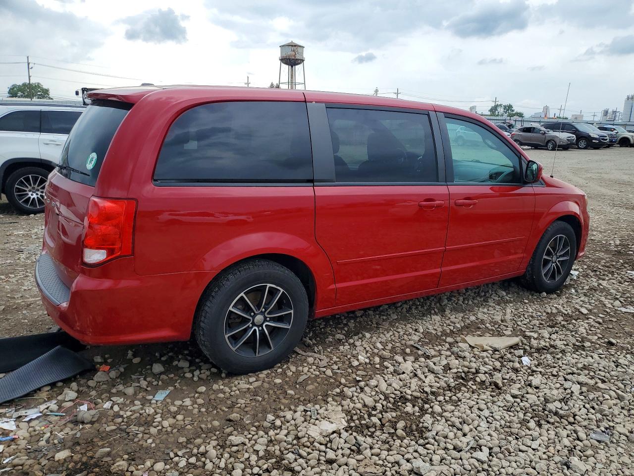 2015 Dodge Grand Caravan Sxt Красный vin: 2C4RDGCG3FR599133