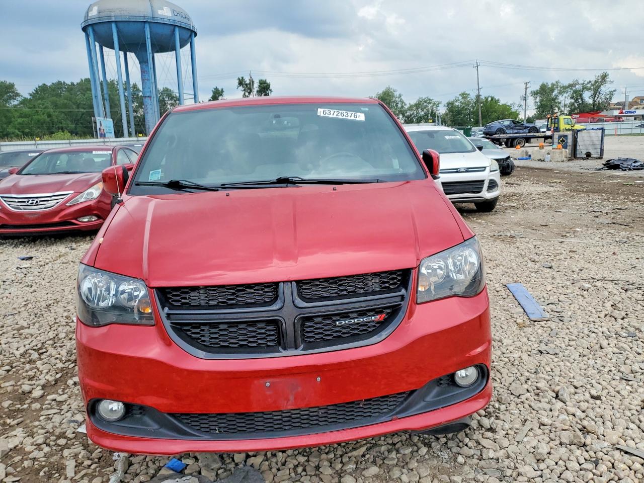 2015 Dodge Grand Caravan Sxt Красный vin: 2C4RDGCG3FR599133