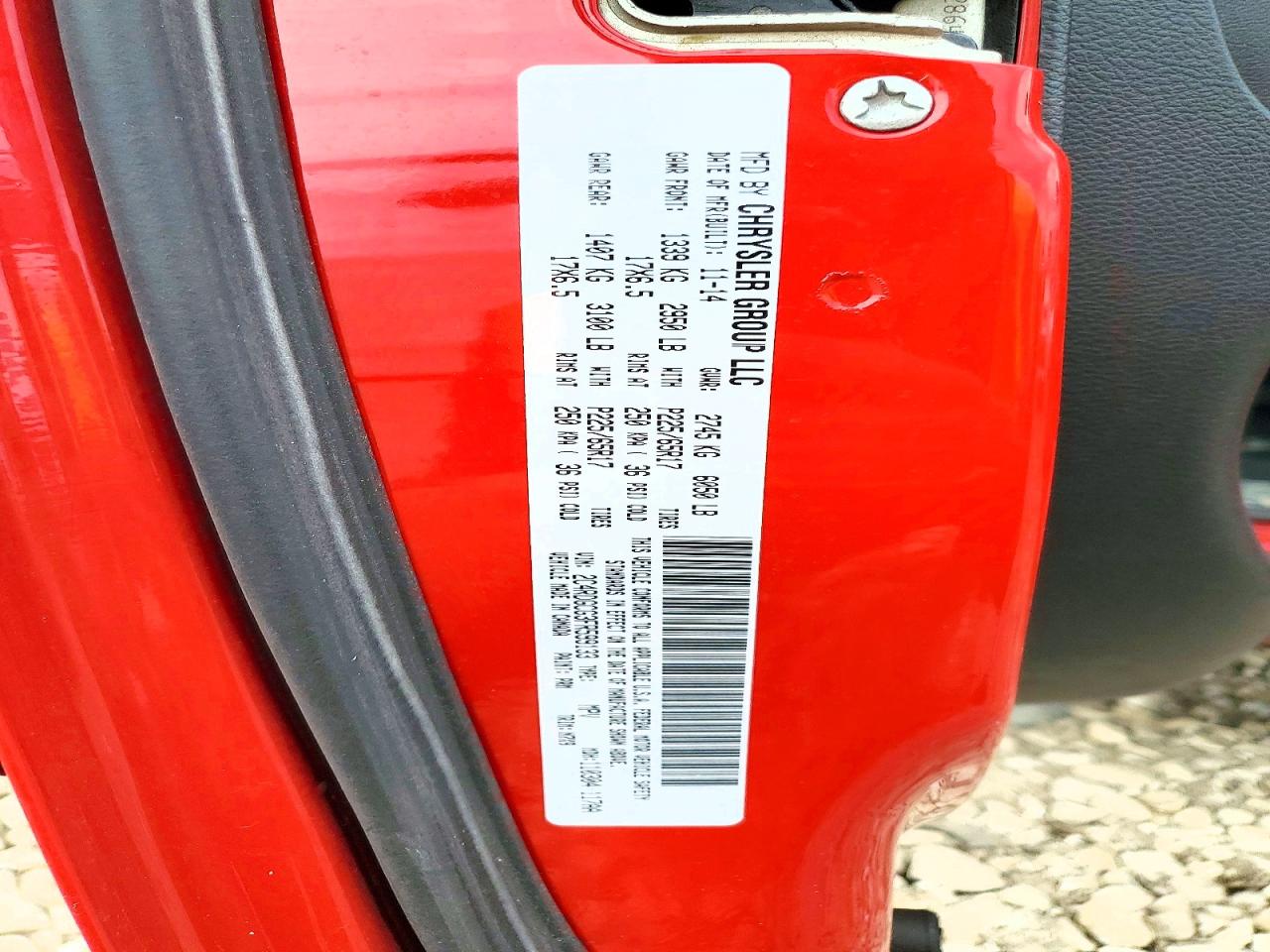 2015 Dodge Grand Caravan Sxt Красный vin: 2C4RDGCG3FR599133