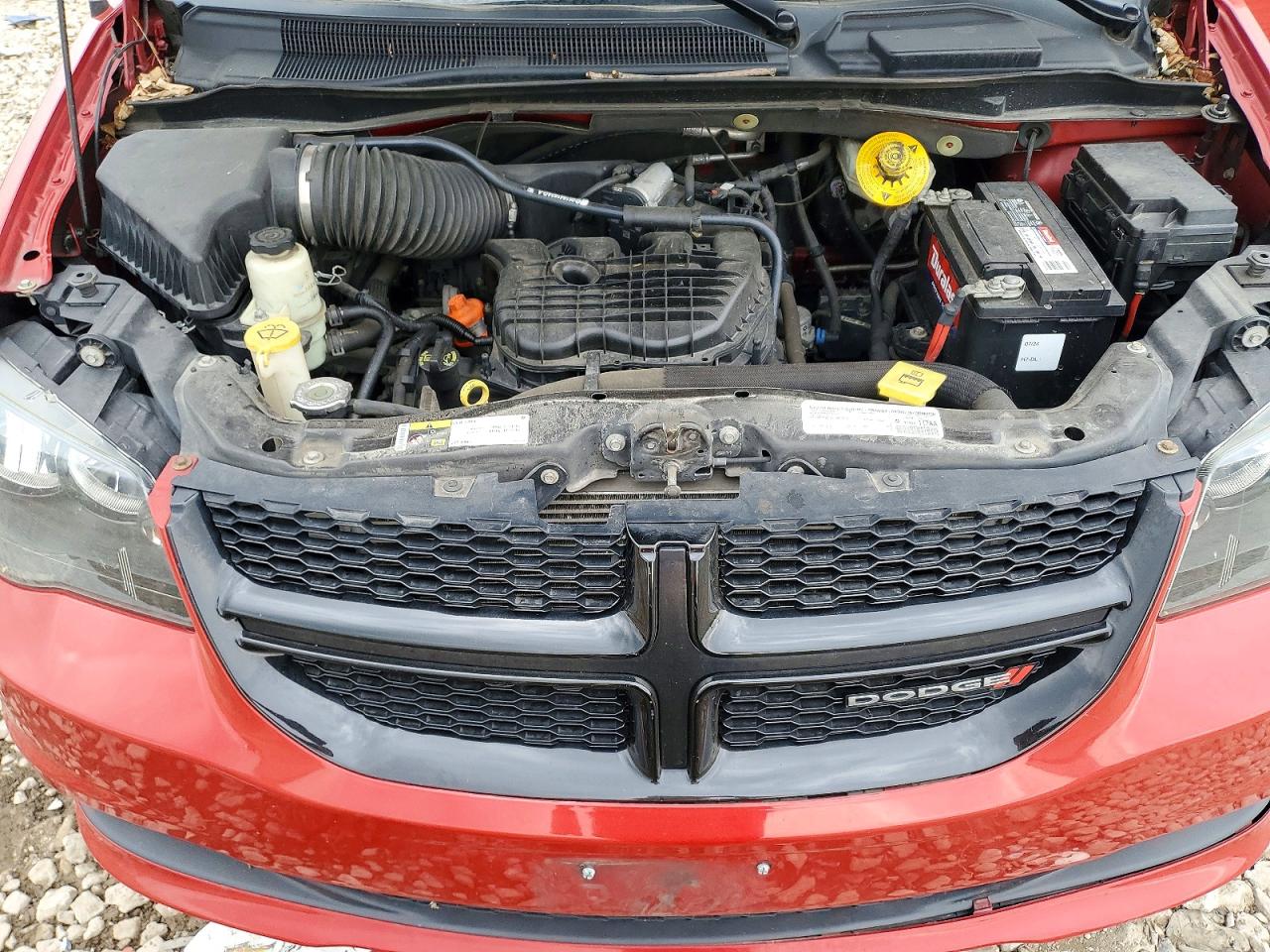 2015 Dodge Grand Caravan Sxt Красный vin: 2C4RDGCG3FR599133