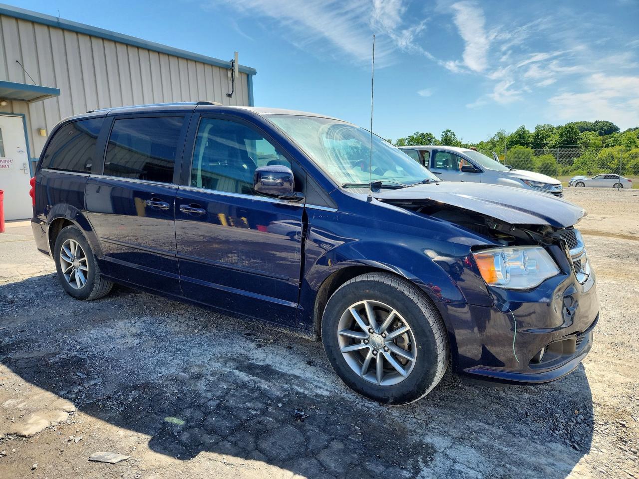 2015 Dodge Grand Caravan Sxt Синий vin: 2C4RDGCG3FR651604