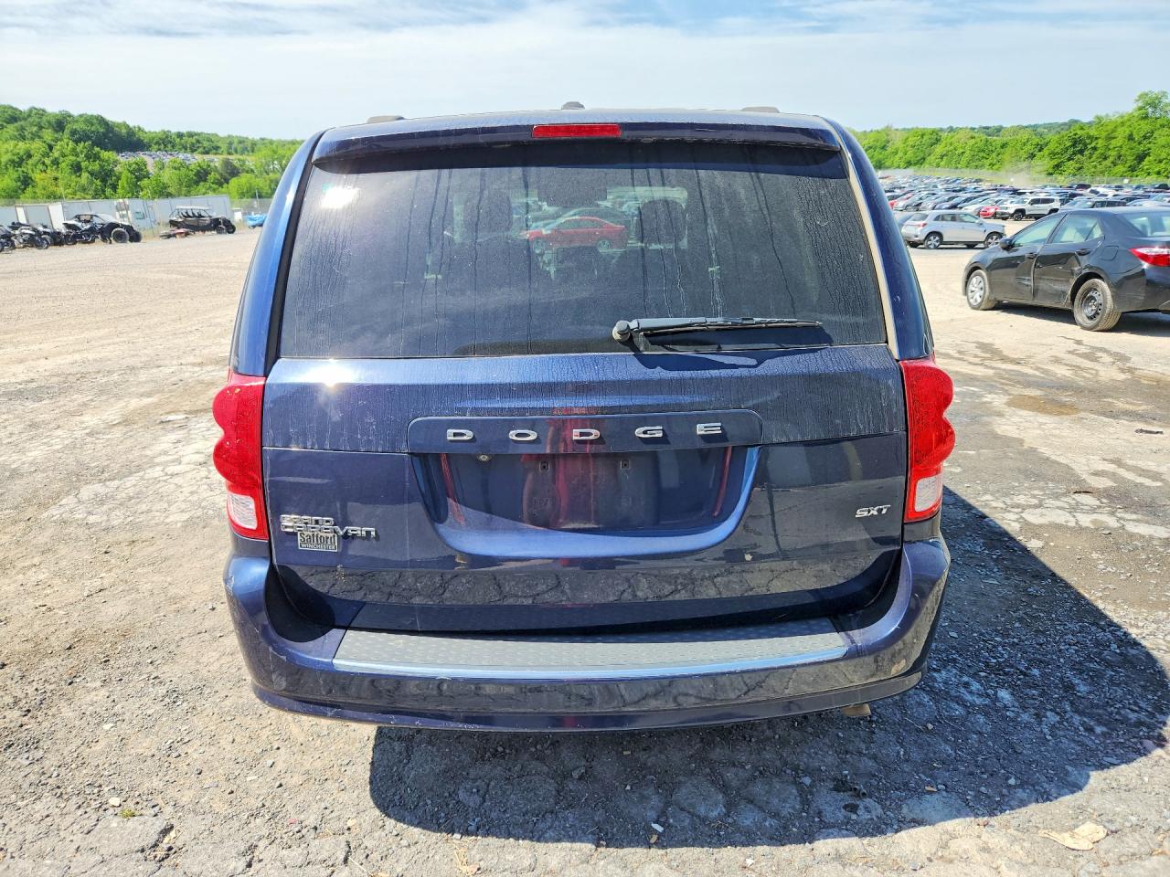 2015 Dodge Grand Caravan Sxt Синий vin: 2C4RDGCG3FR651604