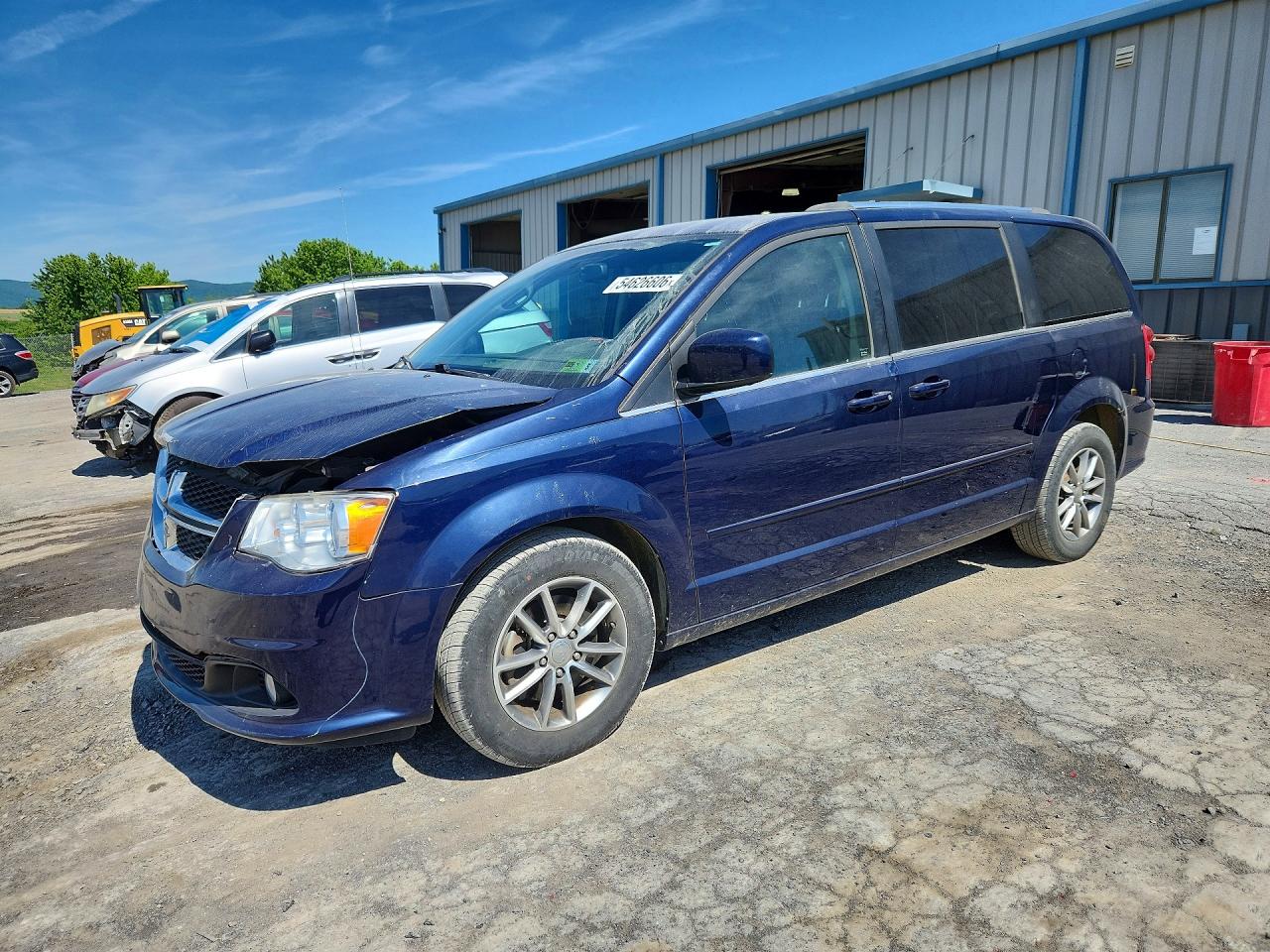 2015 Dodge Grand Caravan Sxt Blue vin: 2C4RDGCG3FR651604
