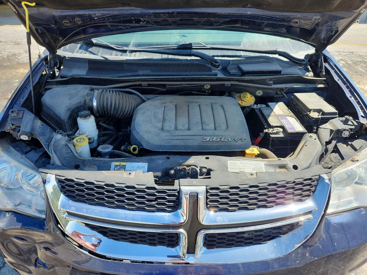 2015 Dodge Grand Caravan Sxt Синий vin: 2C4RDGCG3FR651604
