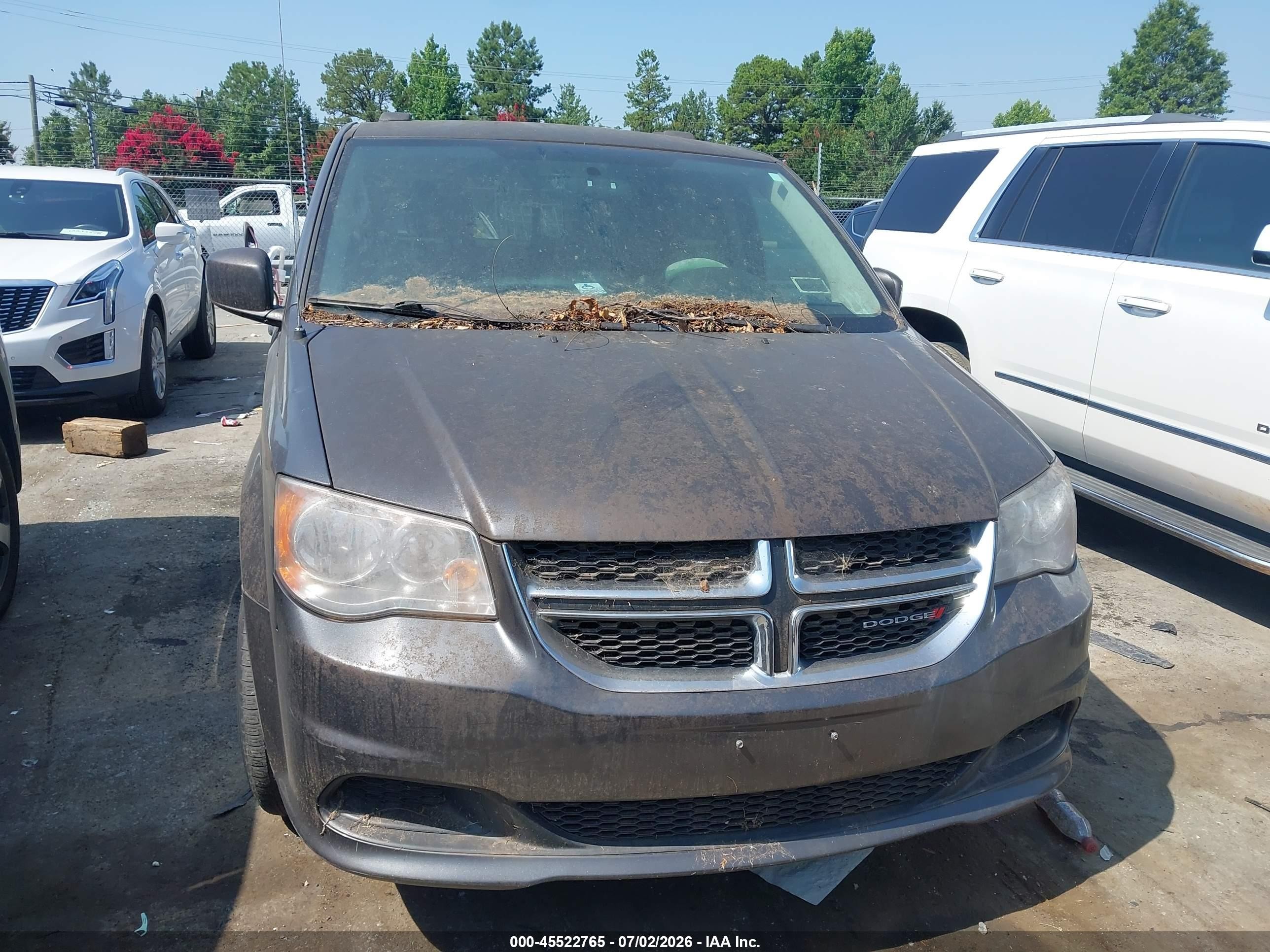 2015 Dodge Grand Caravan Sxt Gray vin: 2C4RDGCG3FR717293