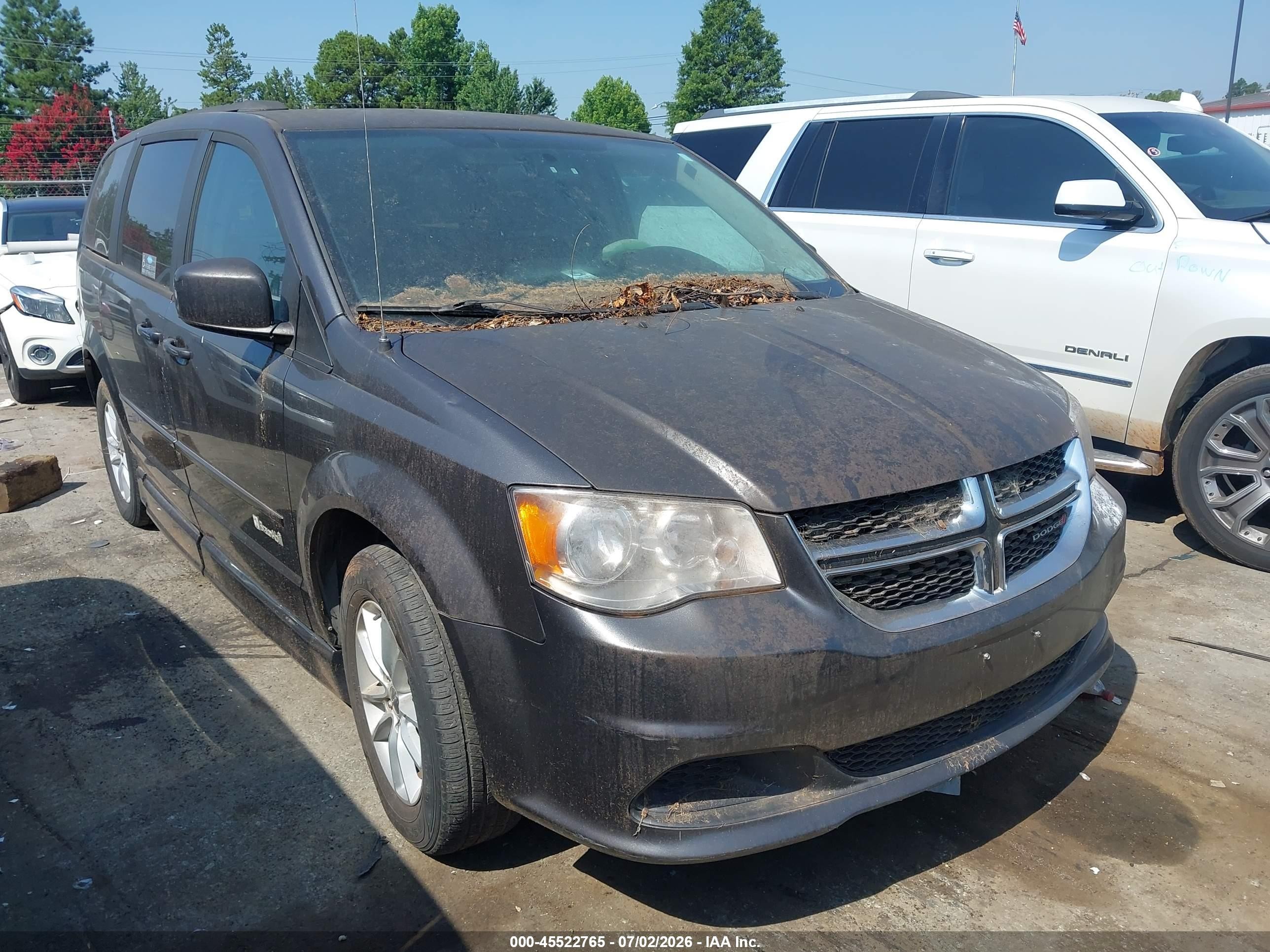 2015 Dodge Grand Caravan Sxt Gray vin: 2C4RDGCG3FR717293