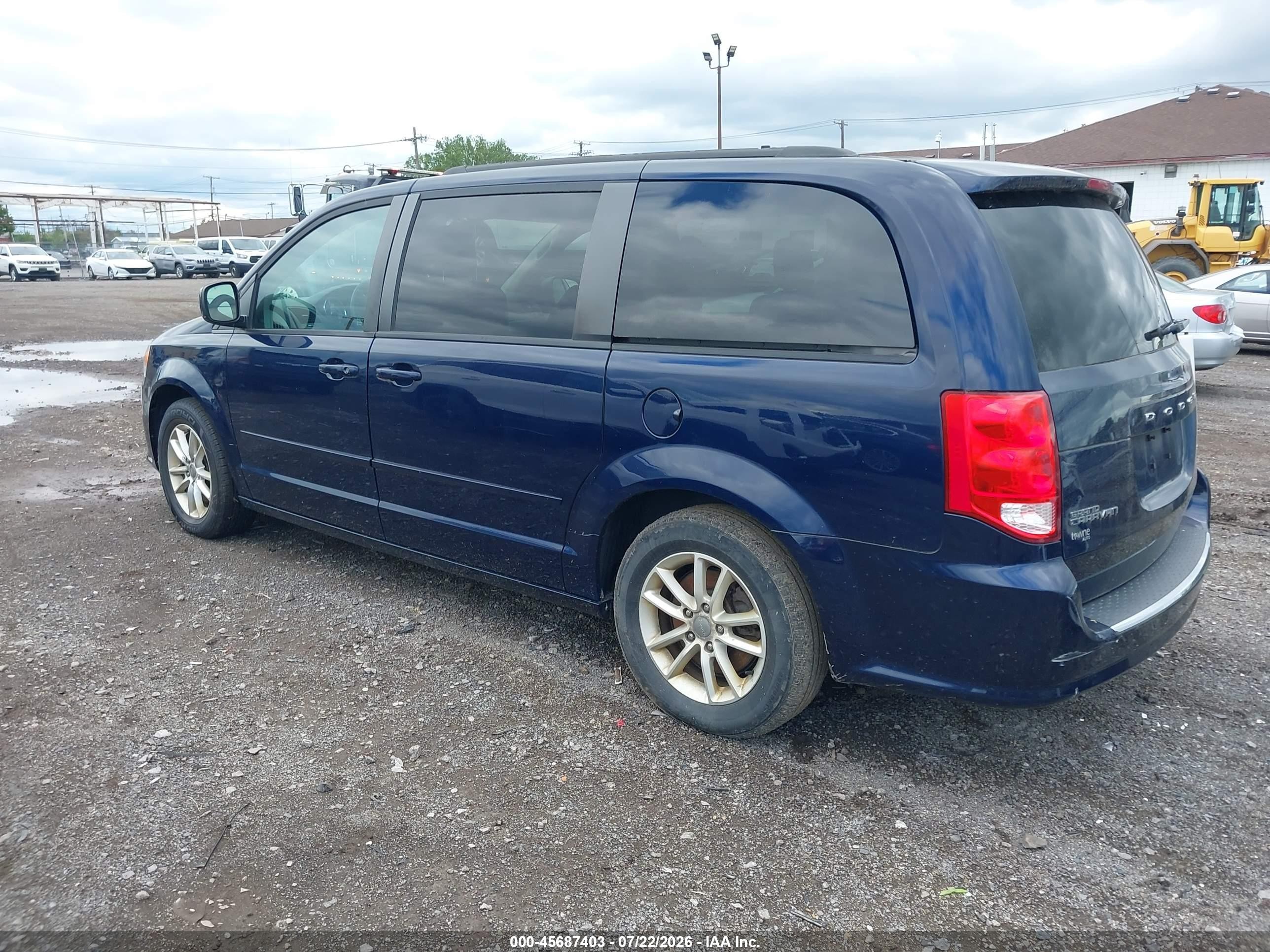 2015 Dodge Grand Caravan Sxt Dark Blue vin: 2C4RDGCG3FR733283