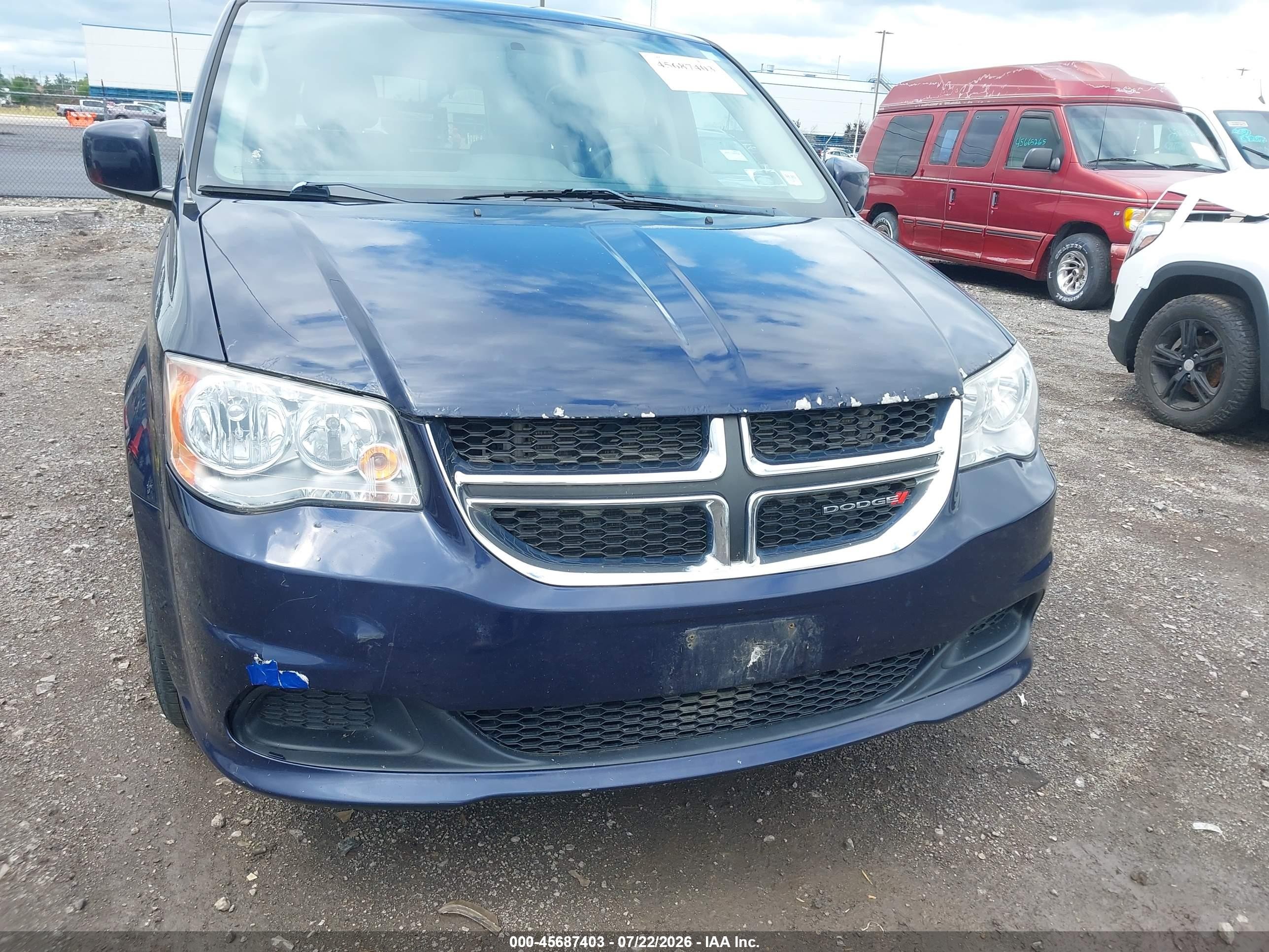 2015 Dodge Grand Caravan Sxt Dark Blue vin: 2C4RDGCG3FR733283