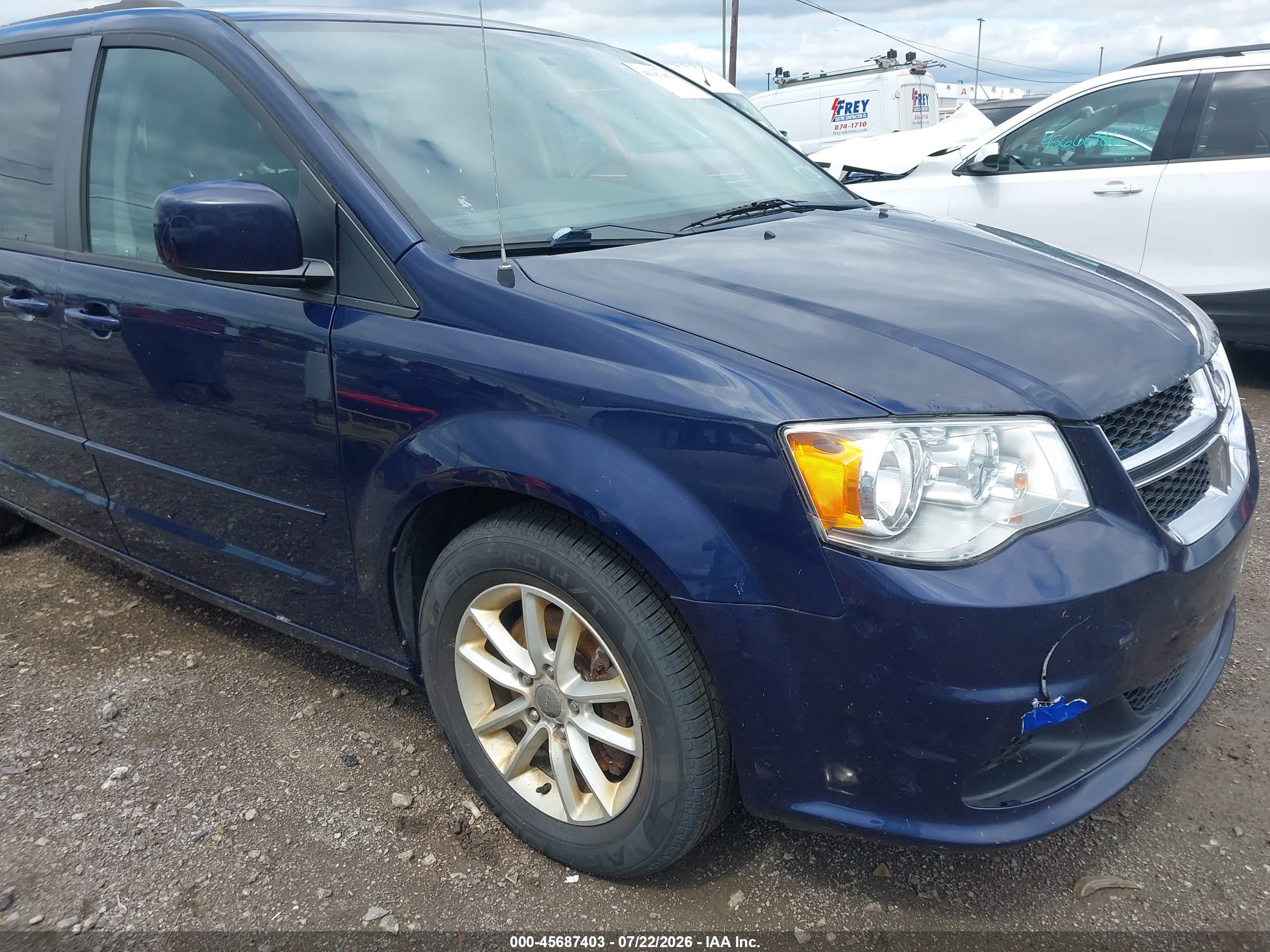 2015 Dodge Grand Caravan Sxt Dark Blue vin: 2C4RDGCG3FR733283