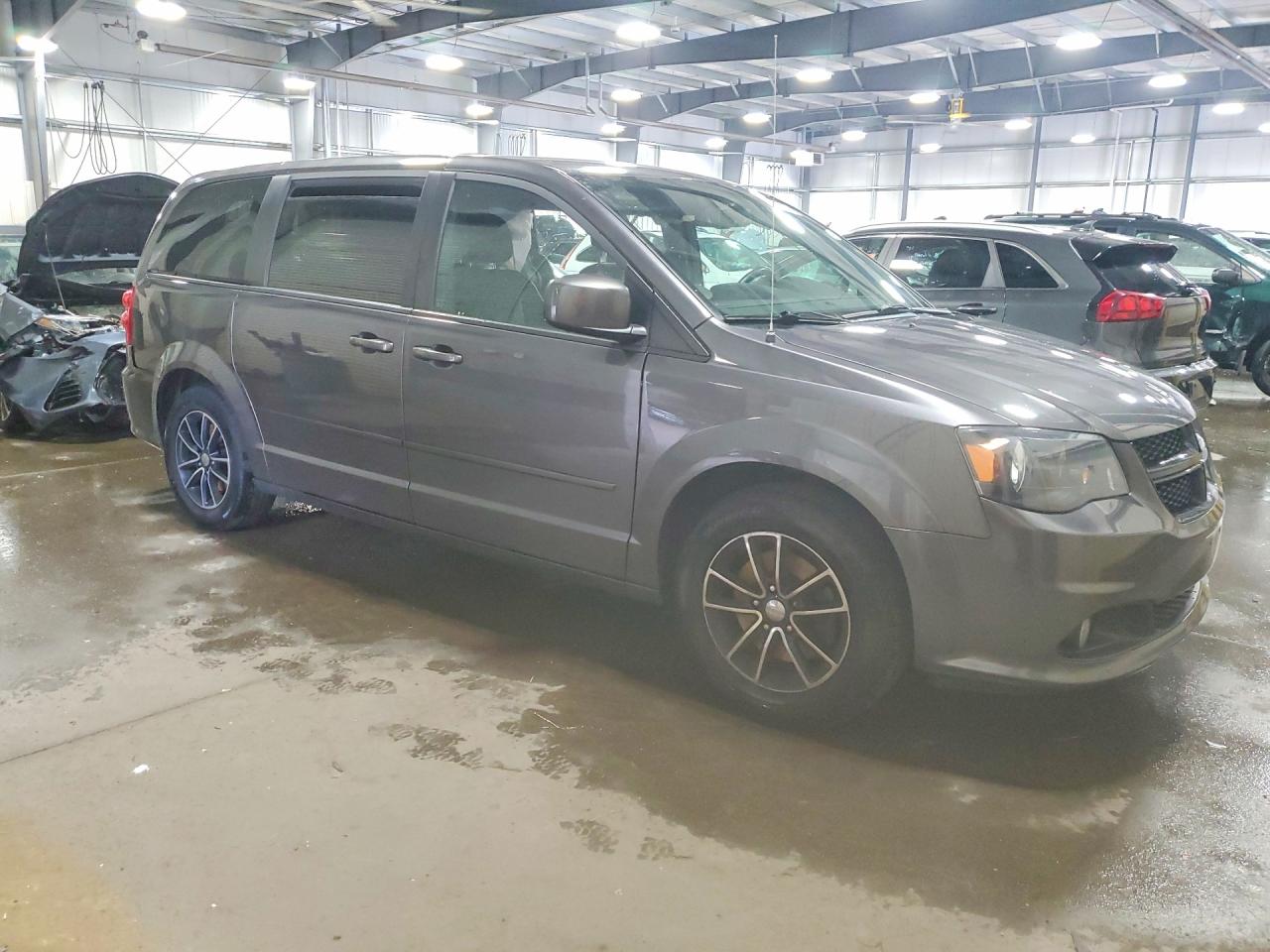 2015 Dodge Grand Caravan Sxt Gray vin: 2C4RDGCG3FR737513