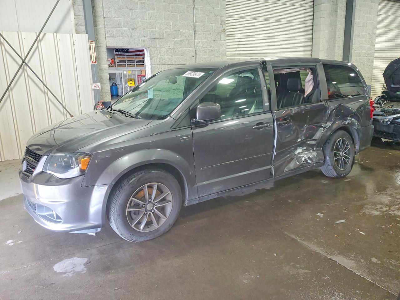 2015 Dodge Grand Caravan Sxt Gray vin: 2C4RDGCG3FR737513