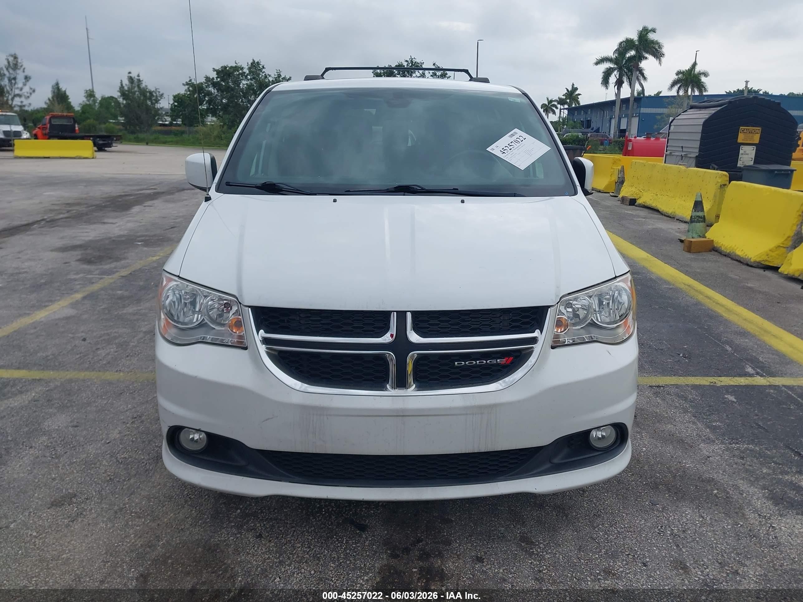 2019 Dodge Grand Caravan Sxt Белый vin: 2C4RDGCG3KR514298