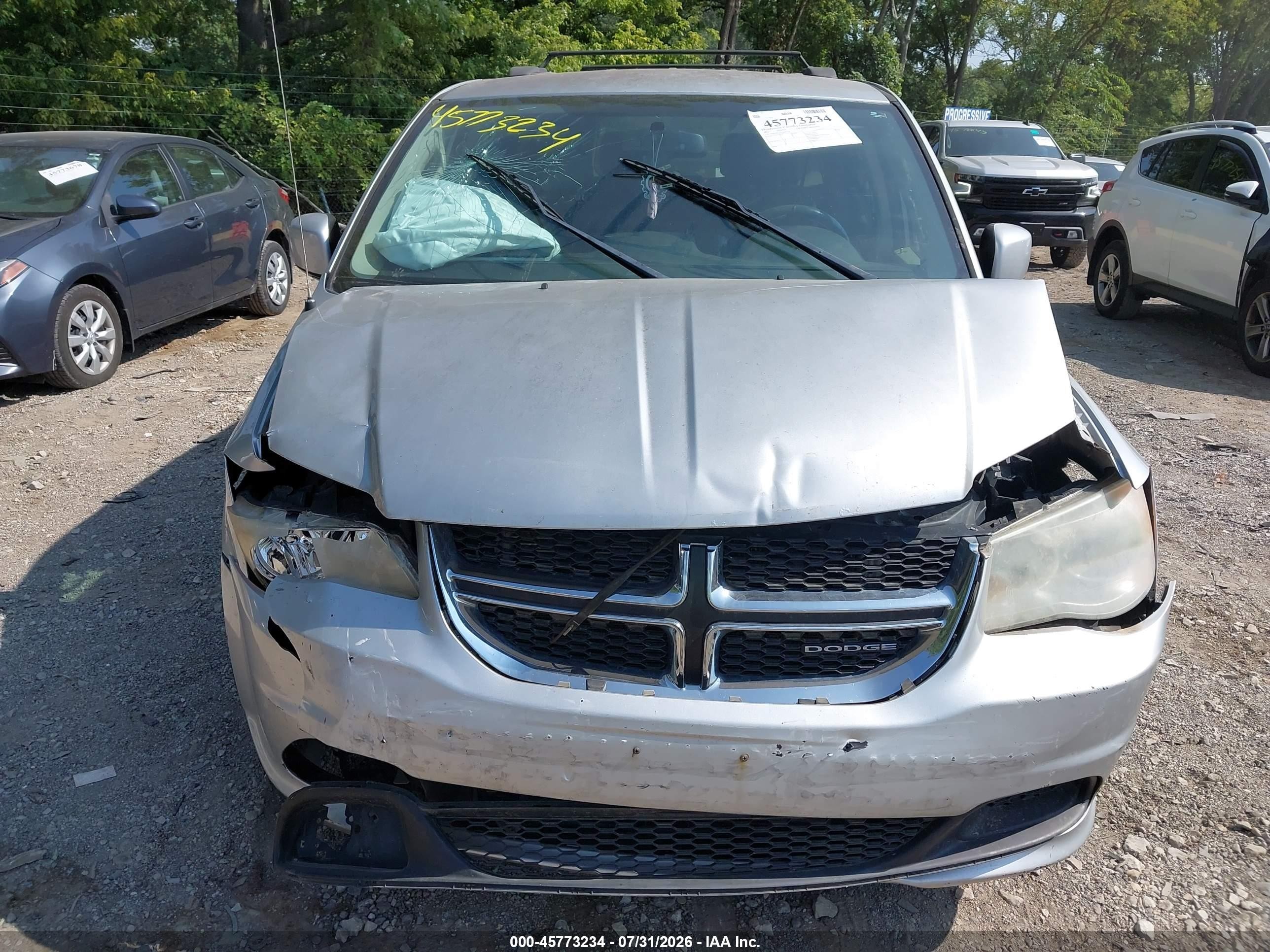 2012 Dodge Grand Caravan Sxt Серебряный vin: 2C4RDGCG4CR183734