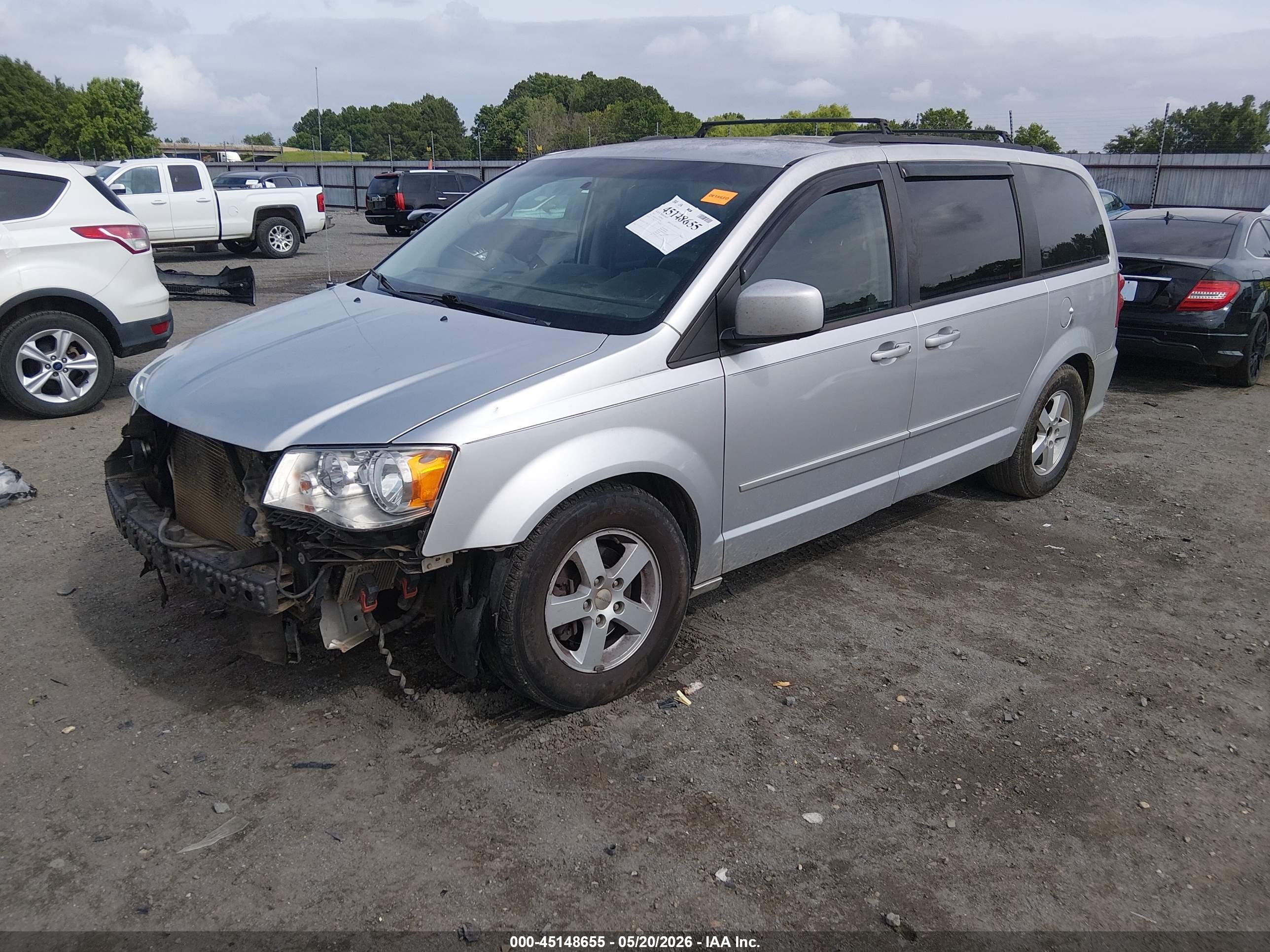 2012 Dodge Grand Caravan Sxt Silver vin: 2C4RDGCG4CR224296