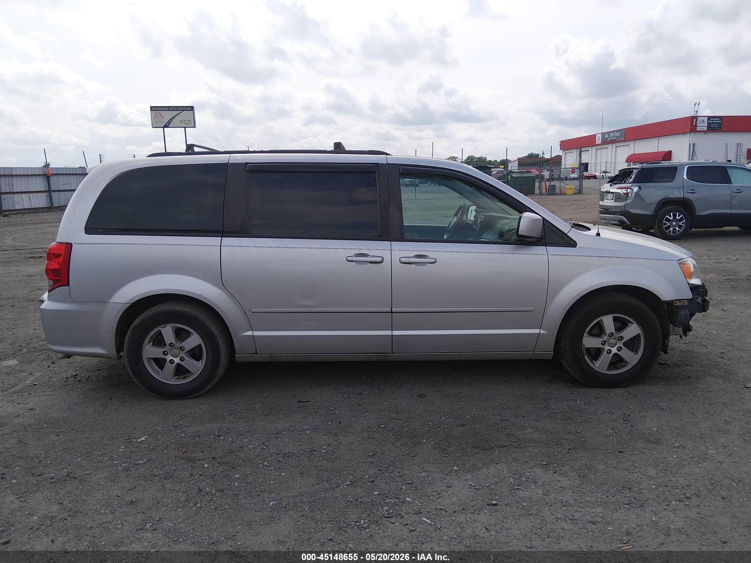 2012 Dodge Grand Caravan Sxt Silver vin: 2C4RDGCG4CR224296