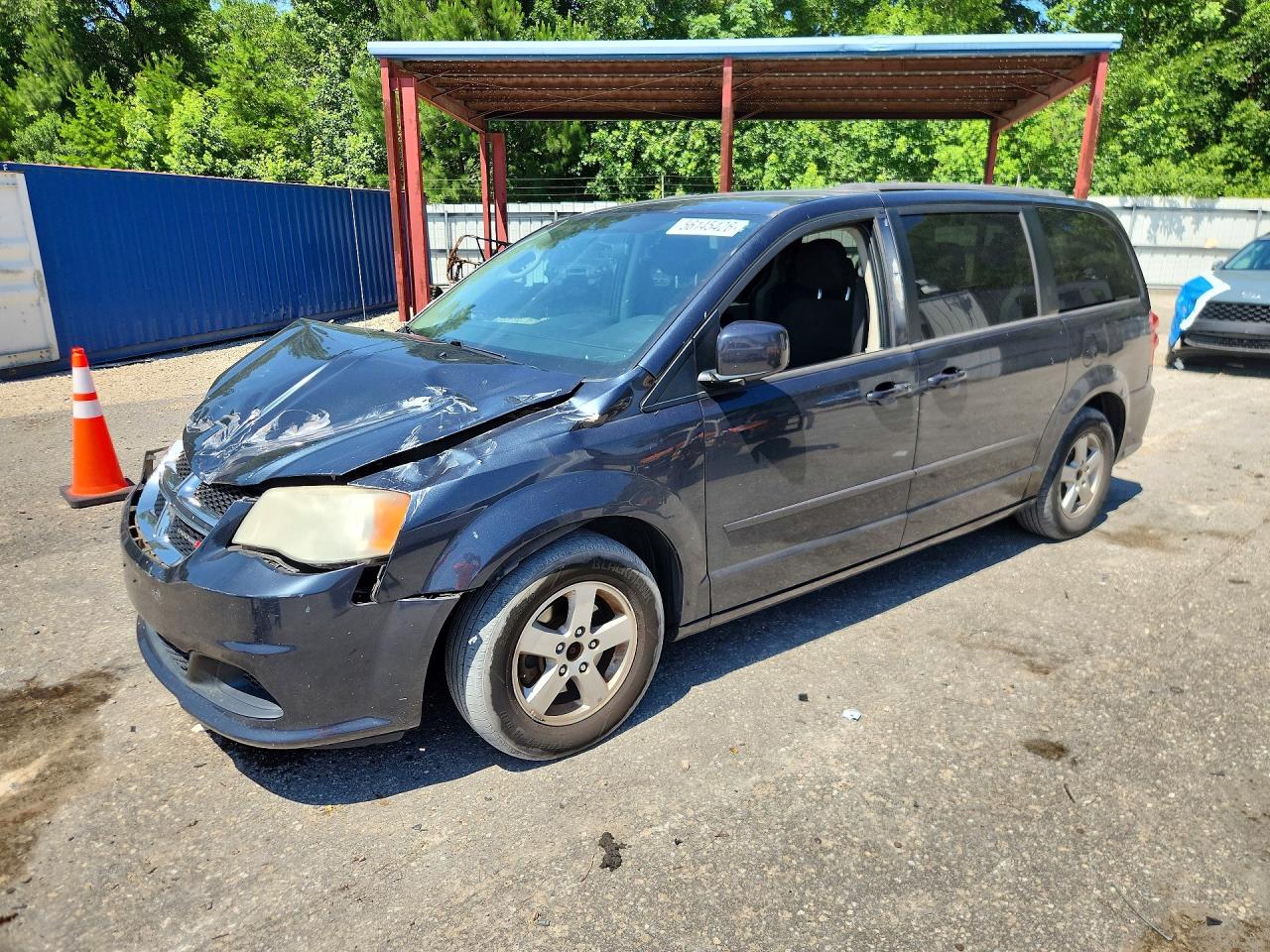 2013 Dodge Grand Caravan Sxt Teal vin: 2C4RDGCG4DR591555