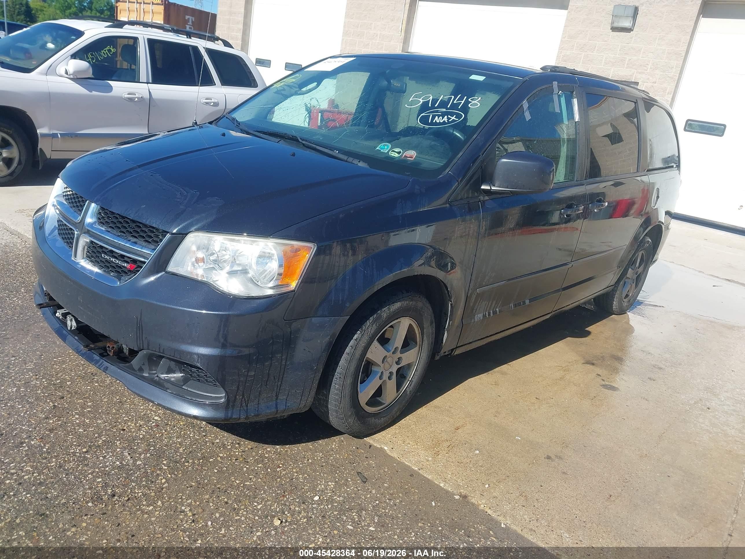 2013 Dodge Grand Caravan Sxt Blue vin: 2C4RDGCG4DR591748