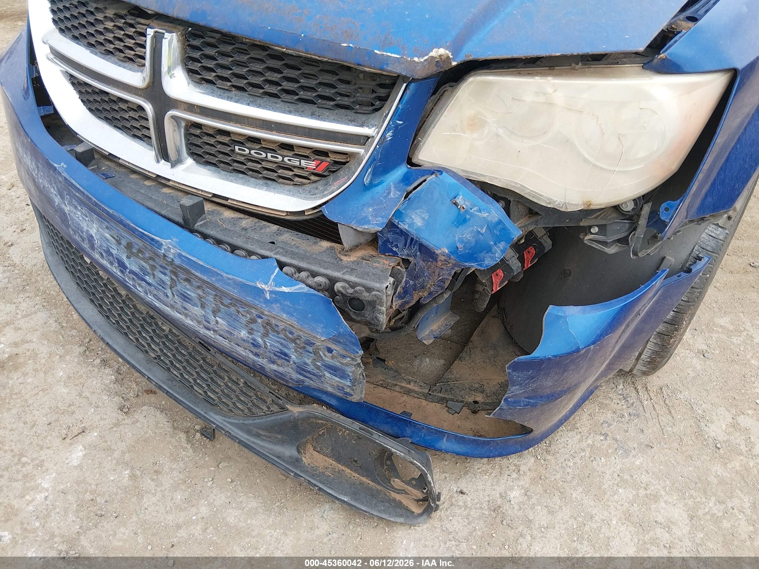 2013 Dodge Grand Caravan Sxt Синий vin: 2C4RDGCG4DR687928