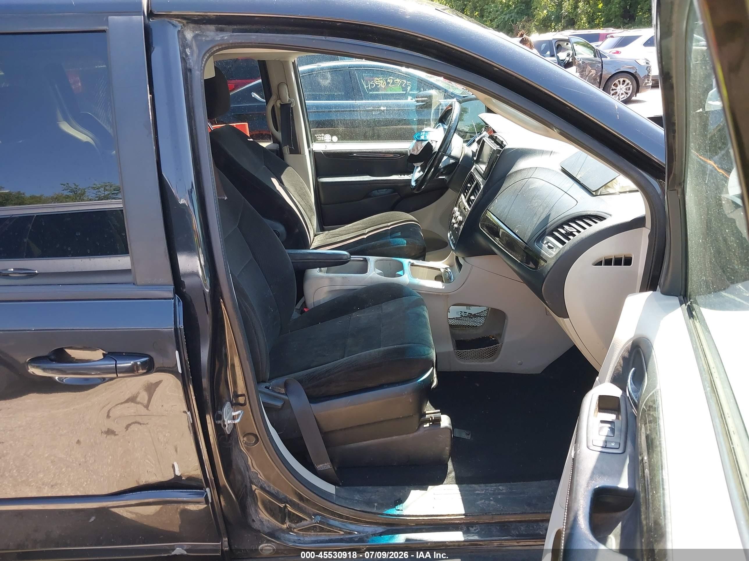 2013 Dodge Grand Caravan Sxt Black vin: 2C4RDGCG4DR718594