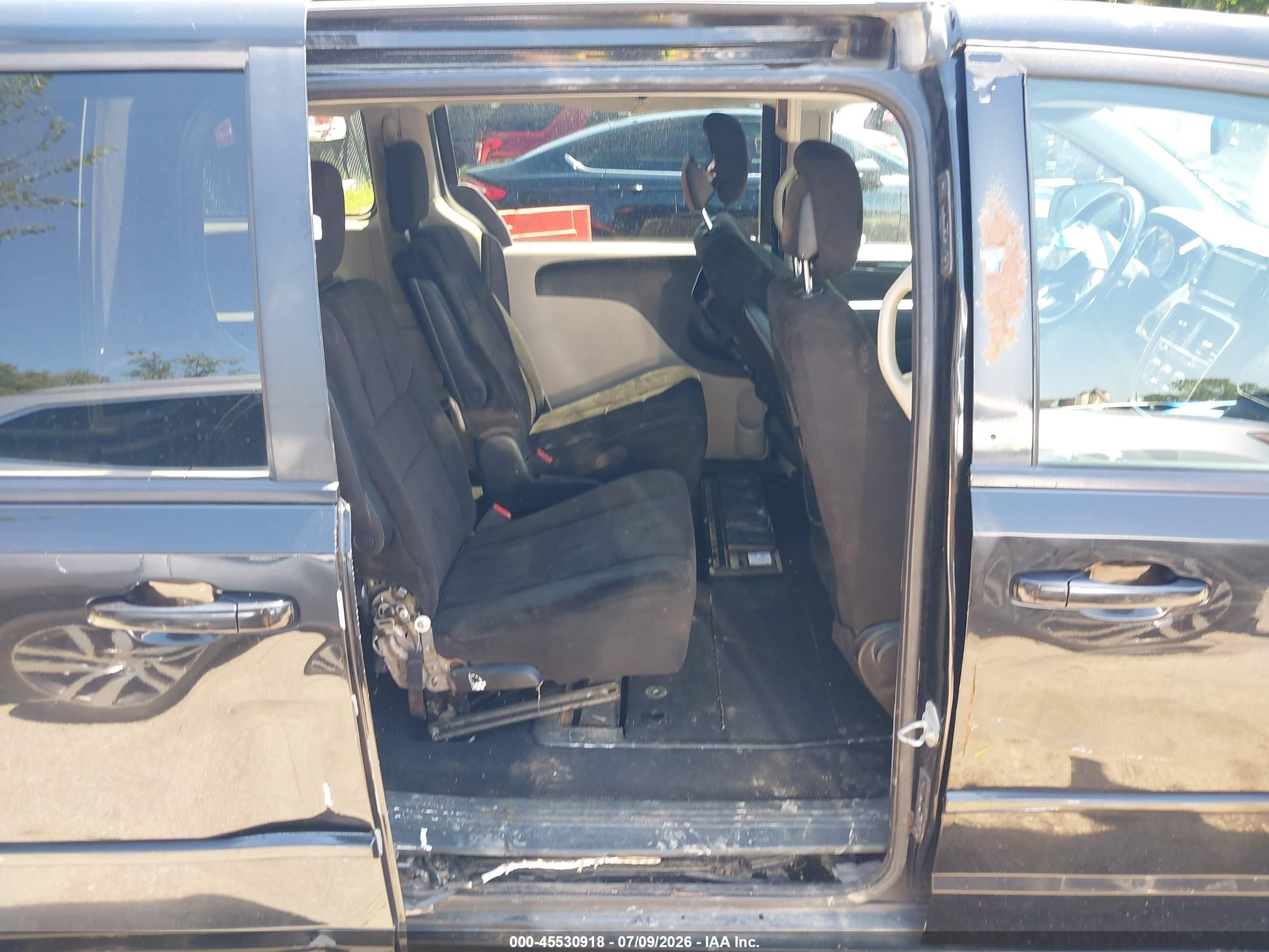 2013 Dodge Grand Caravan Sxt Black vin: 2C4RDGCG4DR718594
