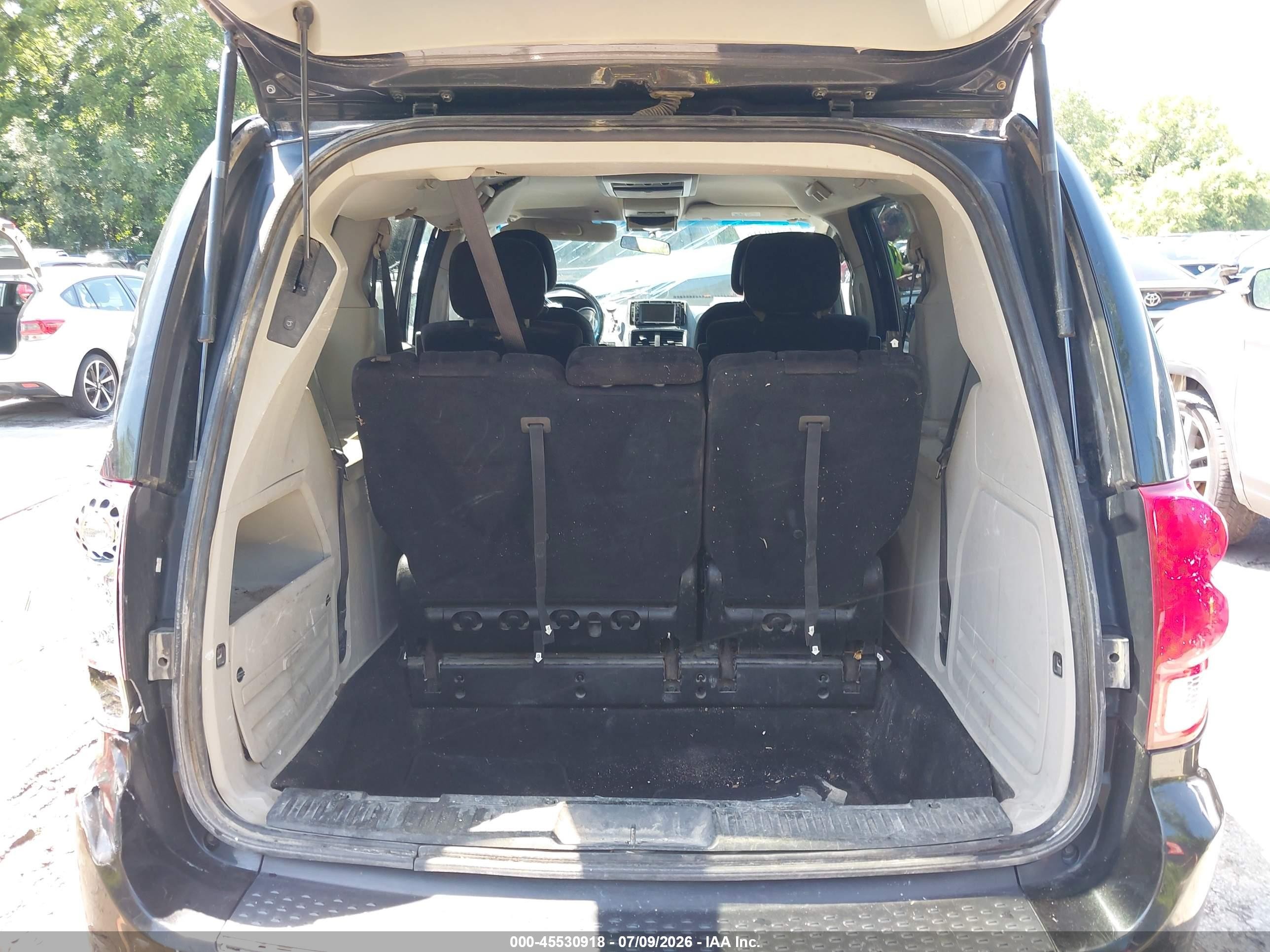 2013 Dodge Grand Caravan Sxt Black vin: 2C4RDGCG4DR718594