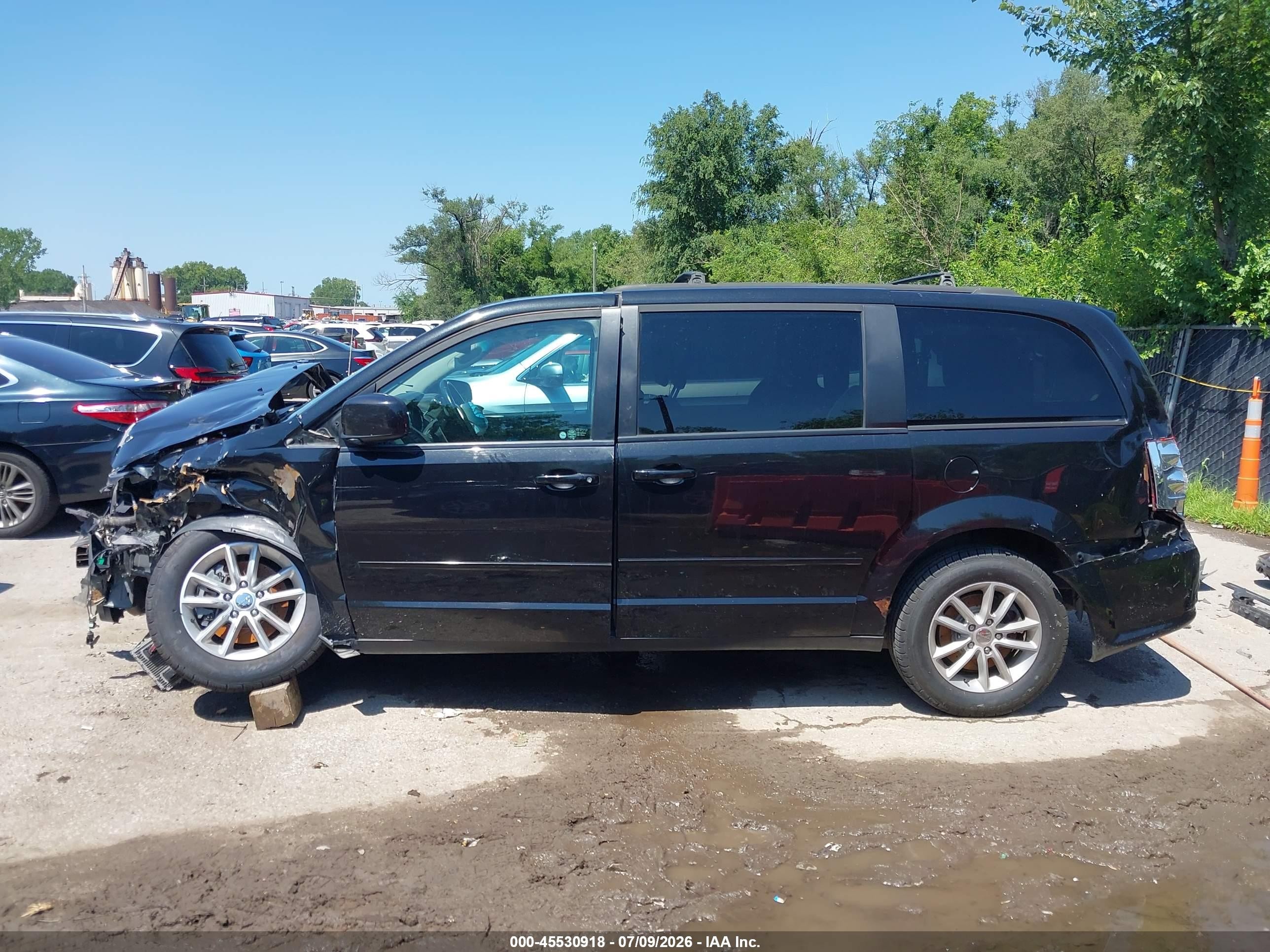 2013 Dodge Grand Caravan Sxt Black vin: 2C4RDGCG4DR718594