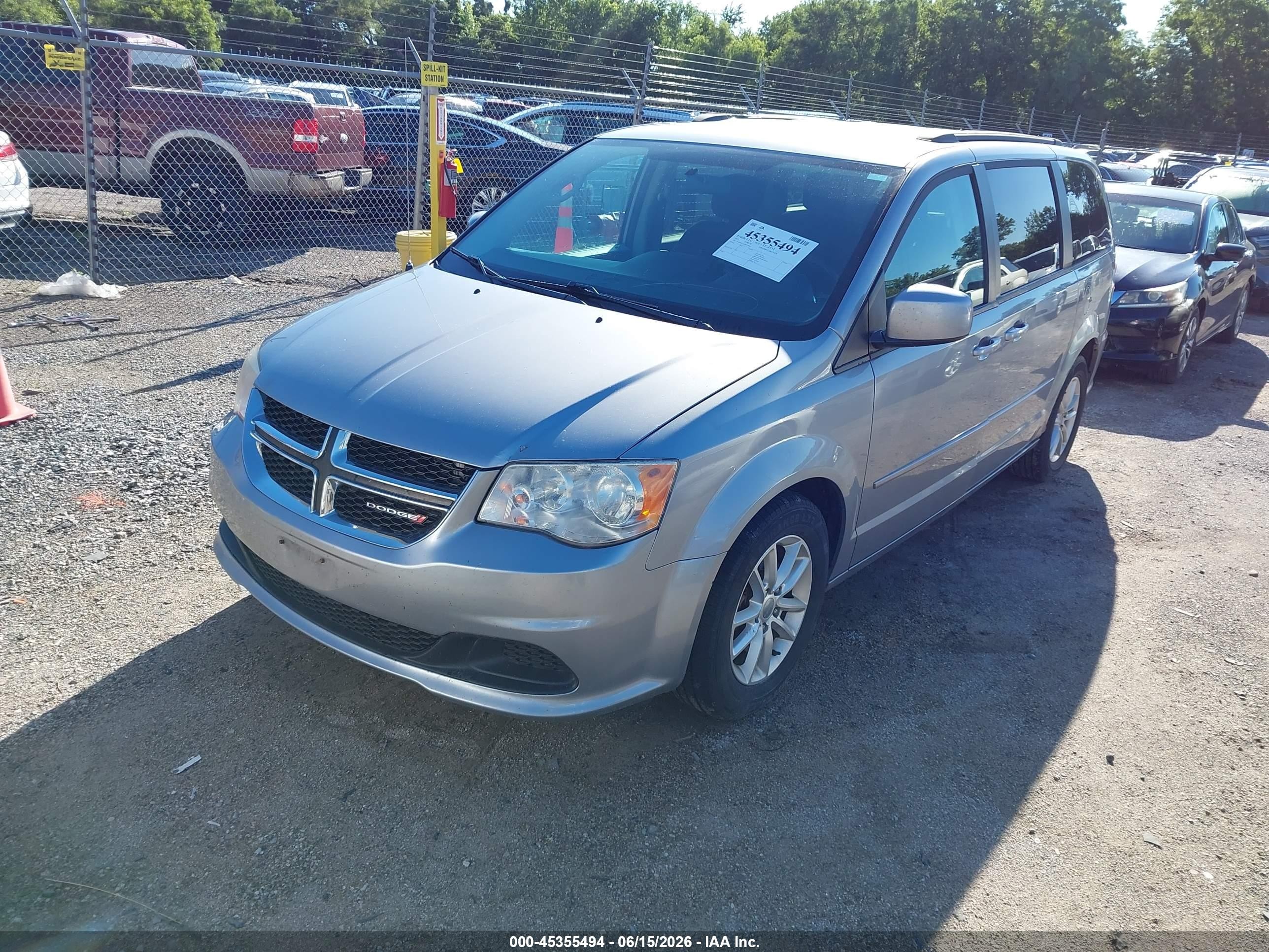 2013 Dodge Grand Caravan Sxt Silver vin: 2C4RDGCG4DR739865