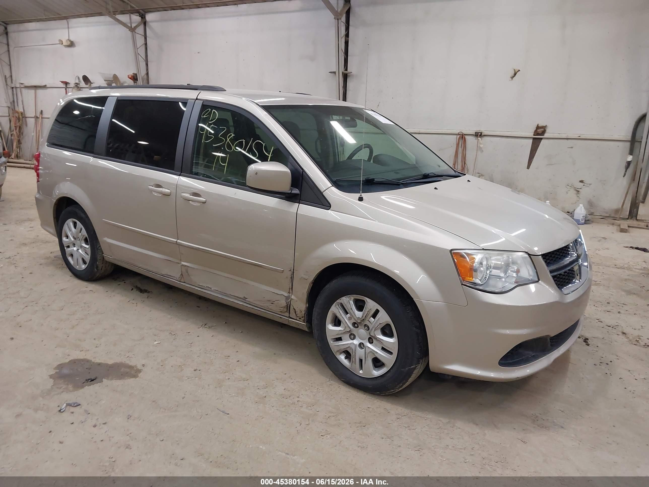 2014 Dodge Grand Caravan Sxt Gold vin: 2C4RDGCG4ER146329