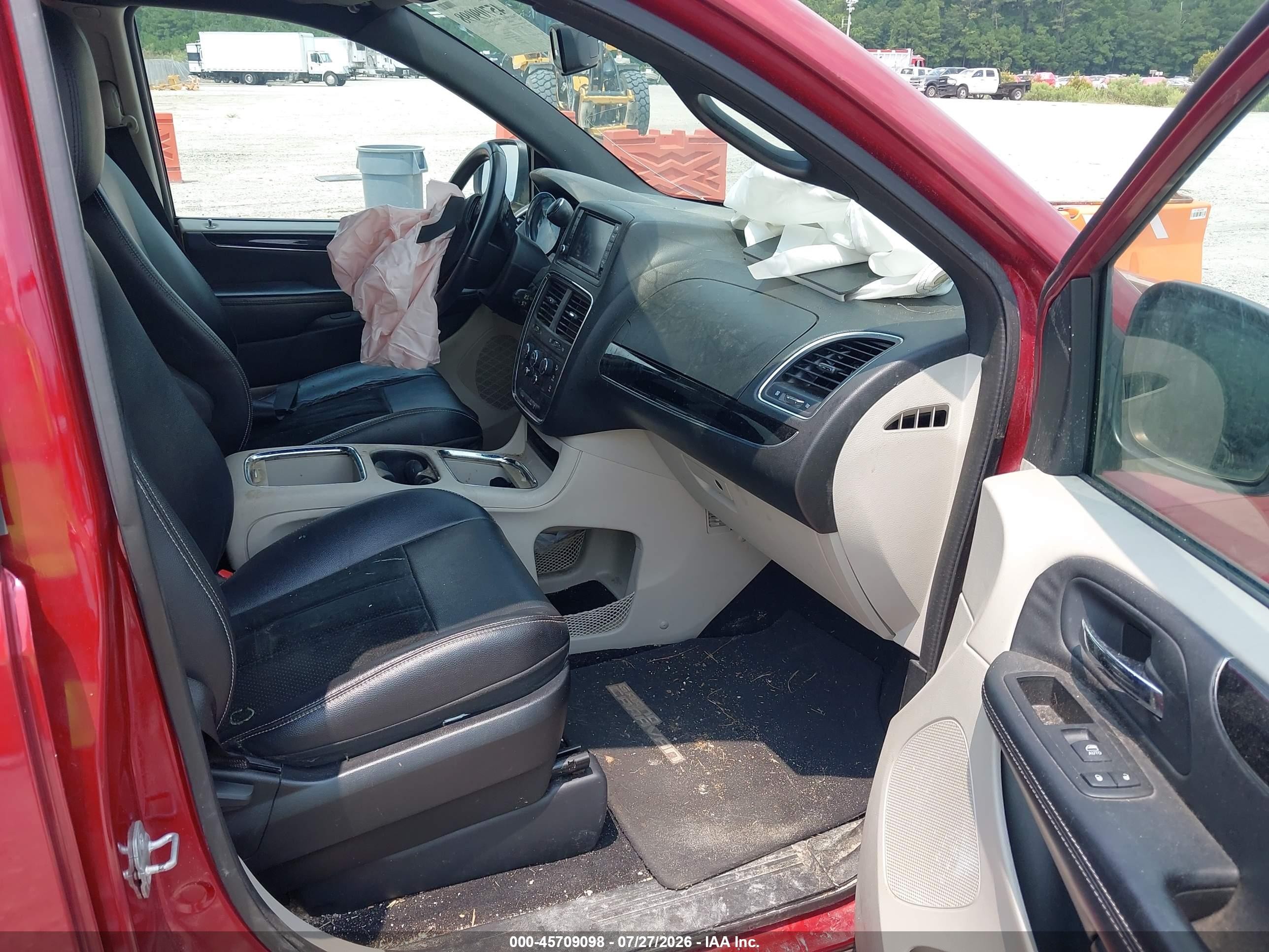 2014 Dodge Grand Caravan Sxt 30th Anniversary Burgundy vin: 2C4RDGCG4ER193845