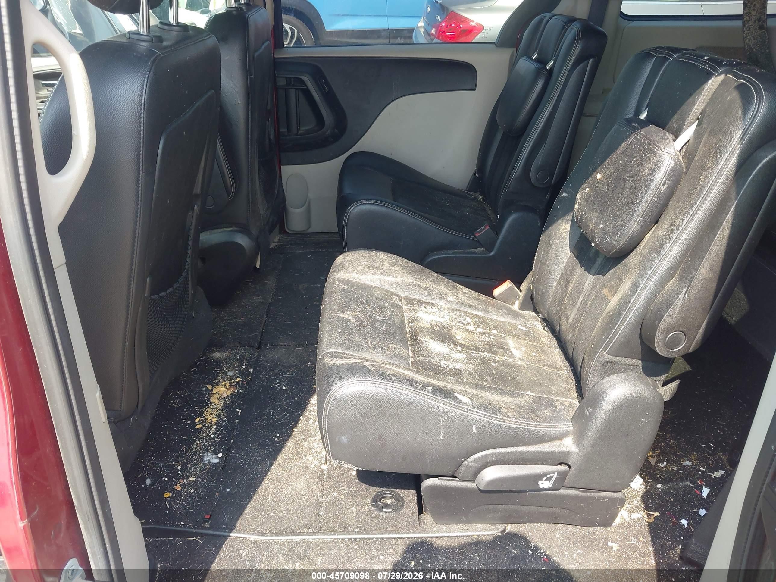 2014 Dodge Grand Caravan Sxt 30th Anniversary Burgundy vin: 2C4RDGCG4ER193845